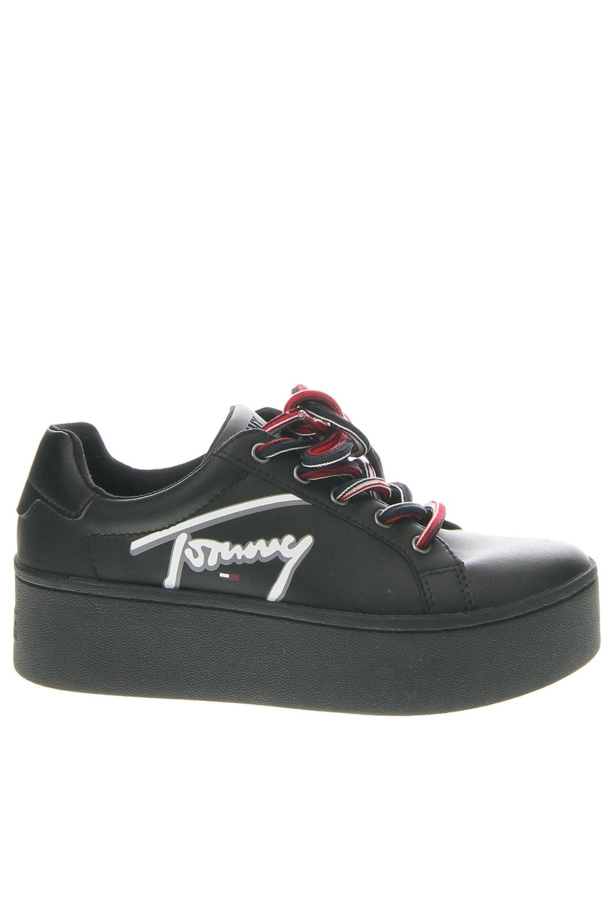 Damenschuhe Tommy Jeans, Größe 37, Farbe Schwarz, Preis 104,79 €