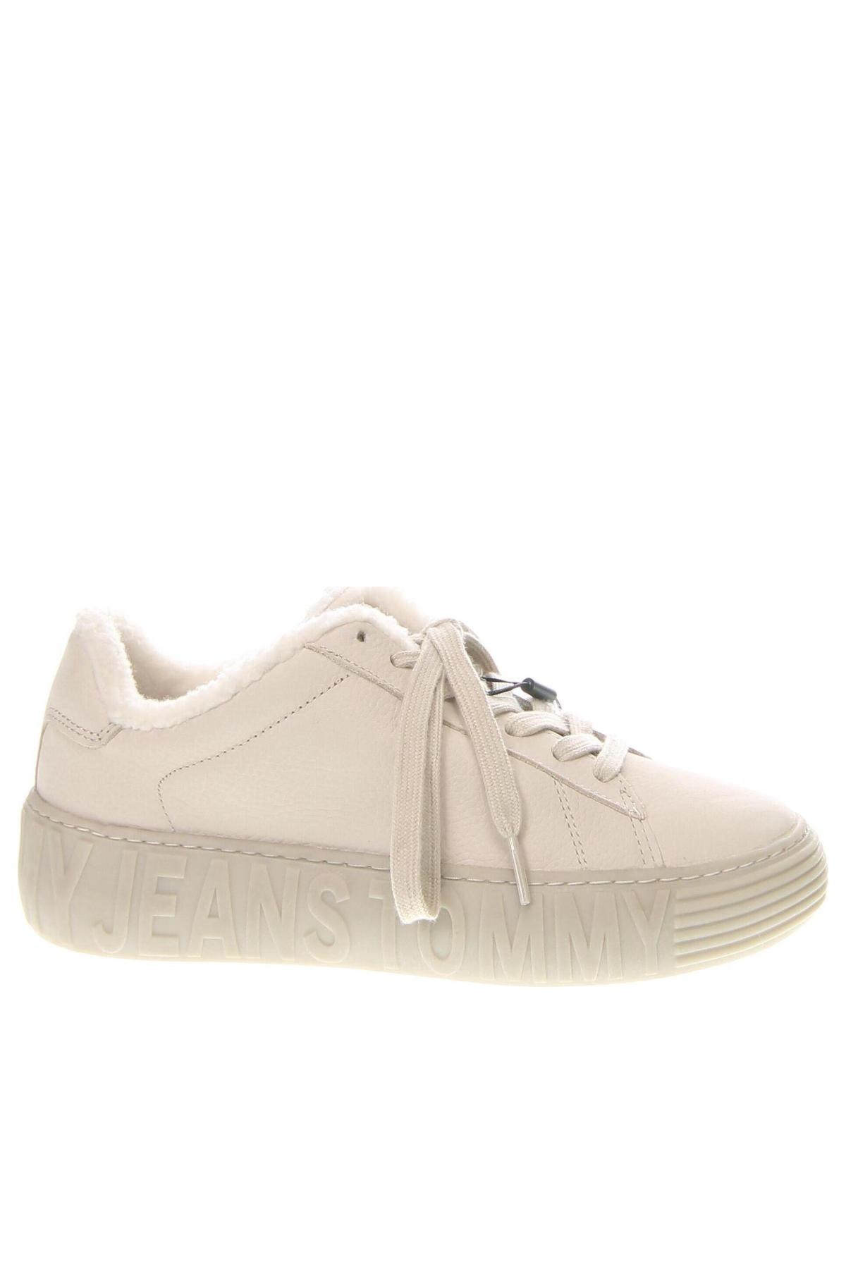 Damenschuhe Tommy Jeans, Größe 37, Farbe Ecru, Preis 138,99 €