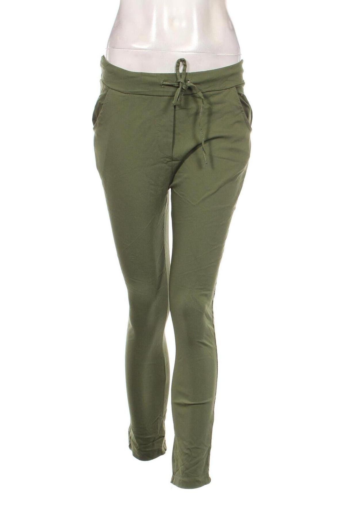 Pantaloni de femei, Mărime S, Culoare Verde, Preț 95,39 Lei