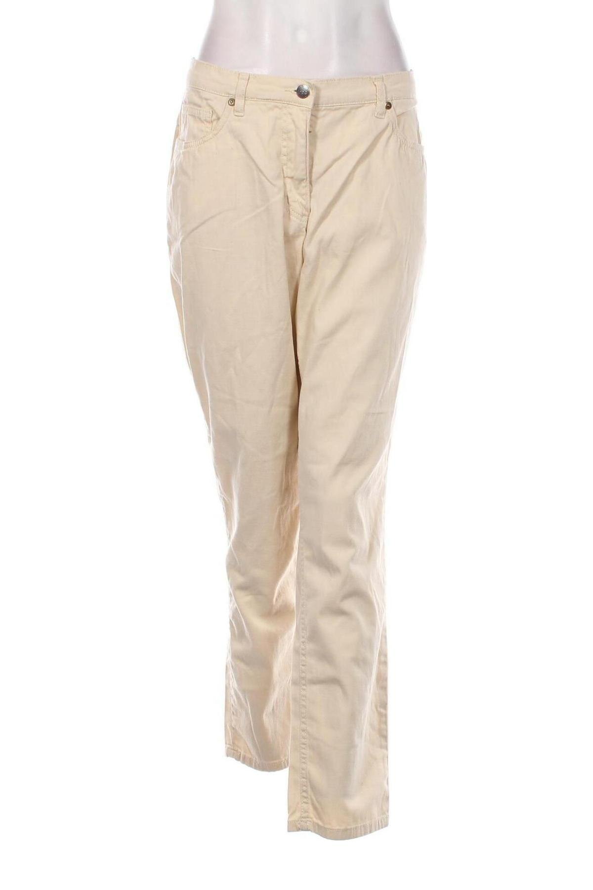 Pantaloni de femei Bpc Bonprix Collection, Mărime XL, Culoare Bej, Preț 33,99 Lei