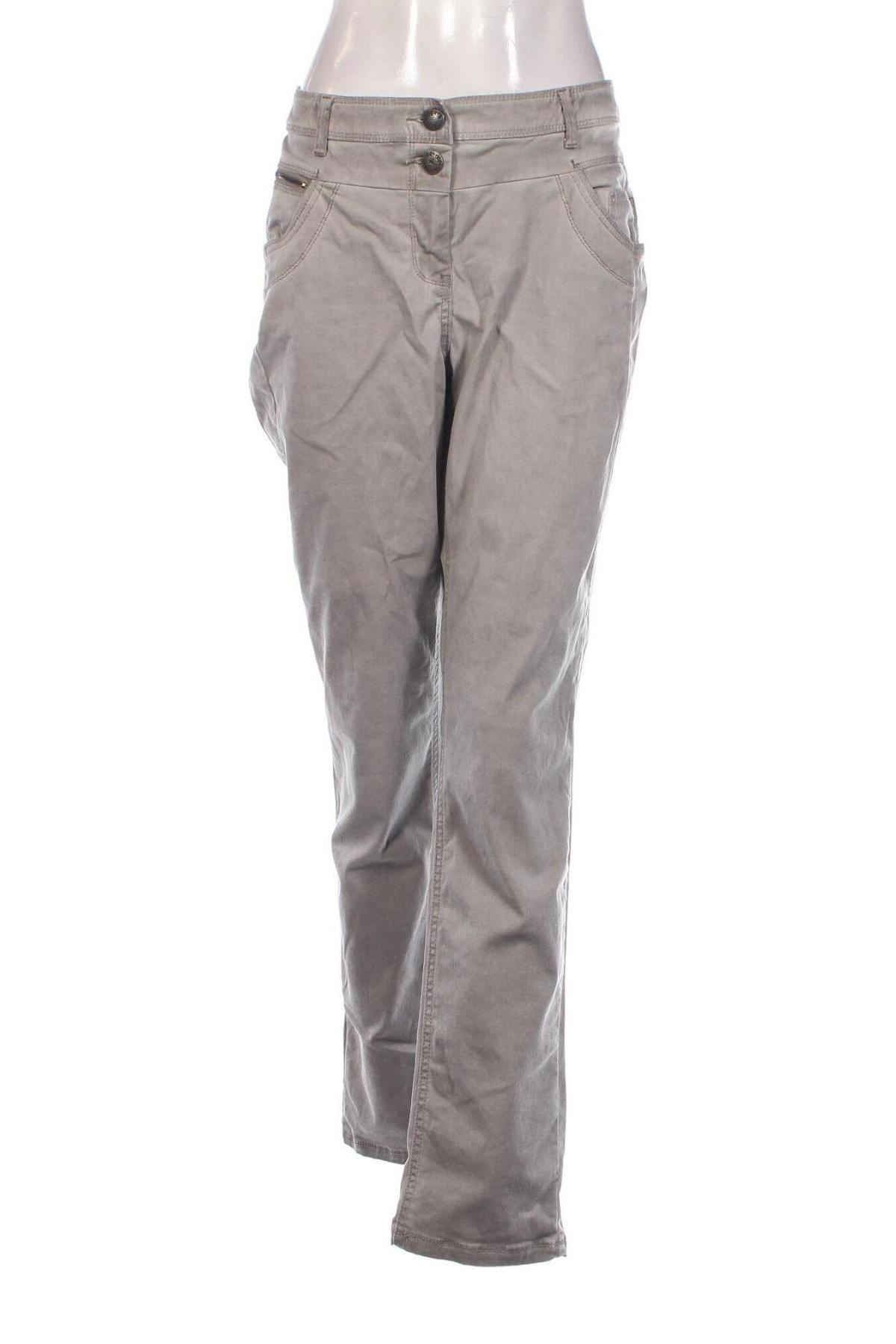 Pantaloni de femei Cecil, Mărime XL, Culoare Gri, Preț 67,99 Lei