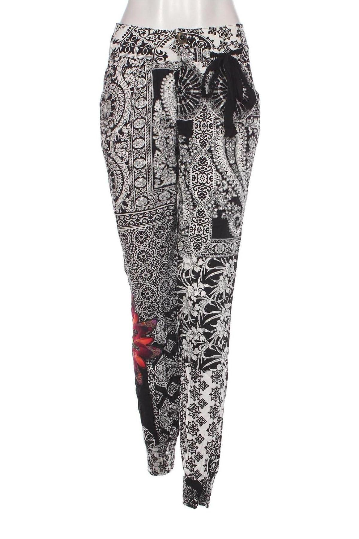 Γυναικείο παντελόνι Desigual, Μέγεθος M, Χρώμα Πολύχρωμο, Τιμή 42,06 €