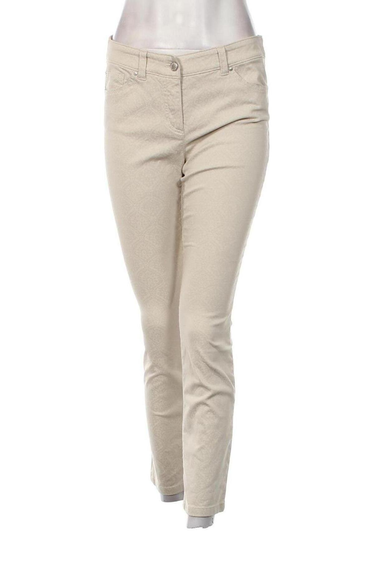 Pantaloni de femei Gerry Weber, Mărime M, Culoare Bej, Preț 121,99 Lei