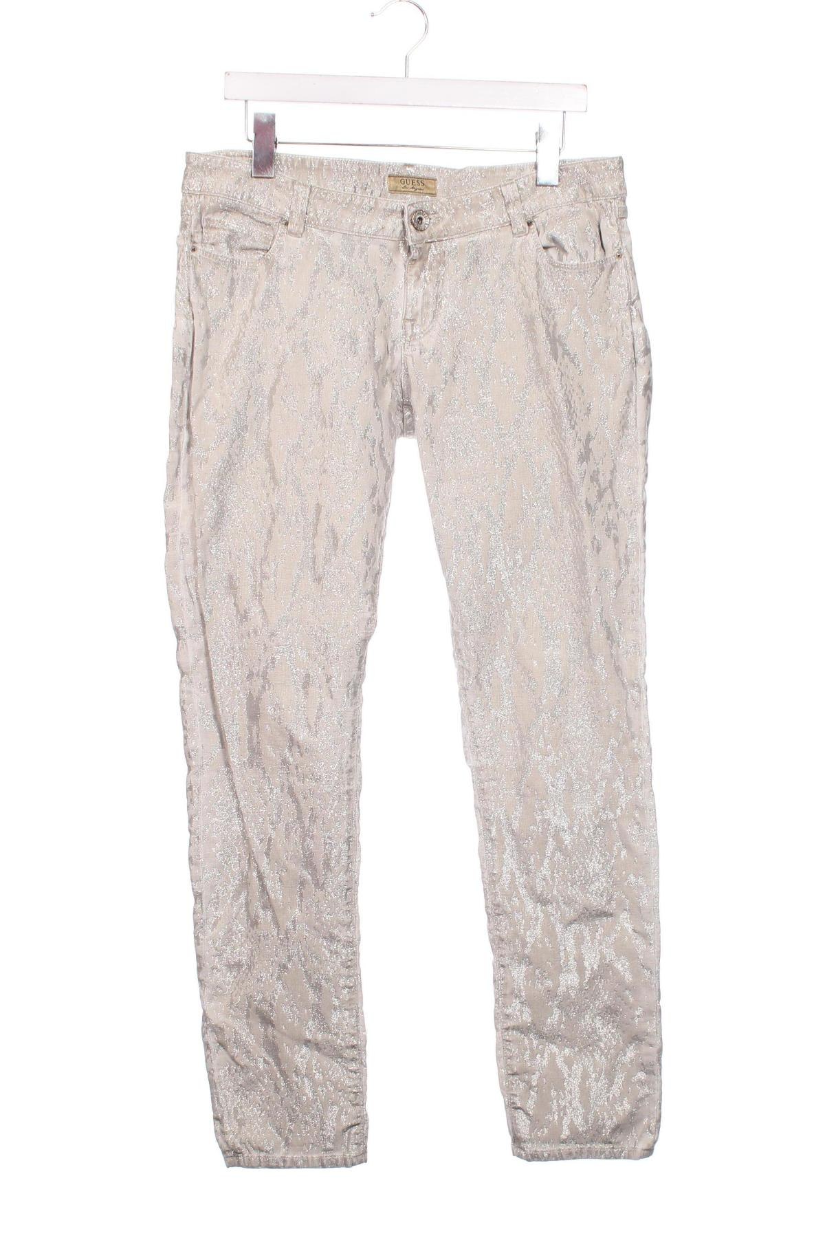 Pantaloni de femei Guess, Mărime XXS, Culoare Argintiu, Preț 133,99 Lei