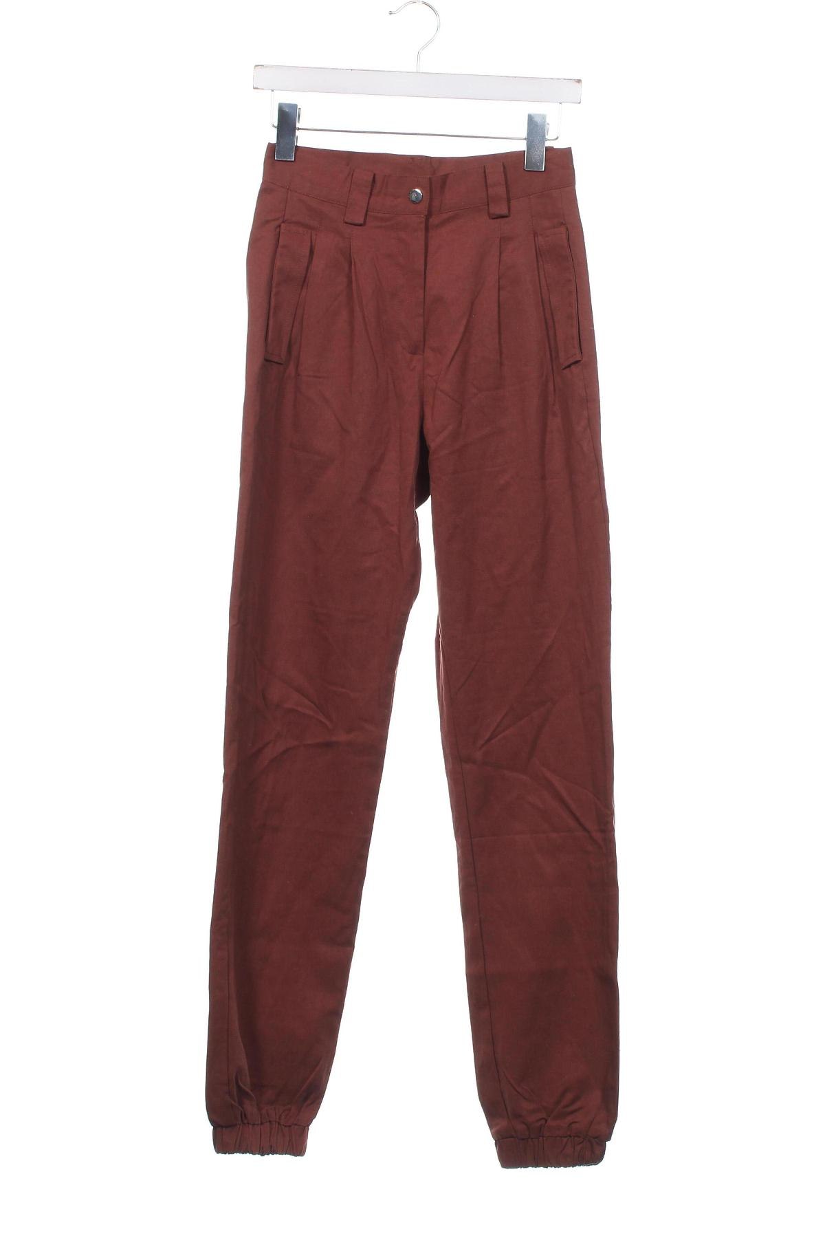 Pantaloni de femei Guido Maria Kretschmer for About You, Mărime XS, Culoare Maro, Preț 62,99 Lei