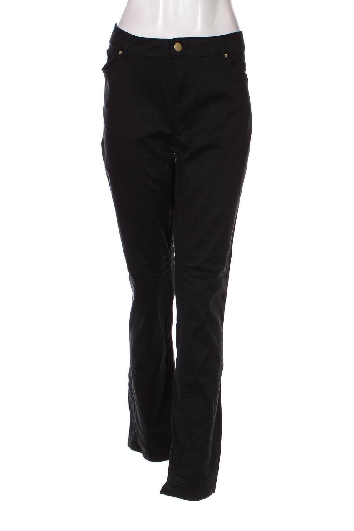 Pantaloni de femei Janina, Mărime XL, Culoare Negru, Preț 27,99 Lei