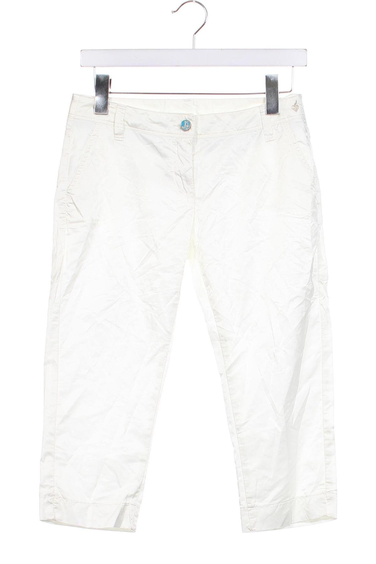 Pantaloni de femei Playlife, Mărime S, Culoare Alb, Preț 33,99 Lei