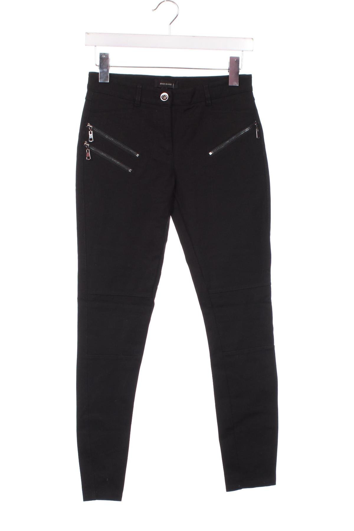 Pantaloni de femei River Island, Mărime XS, Culoare Negru, Preț 24,99 Lei