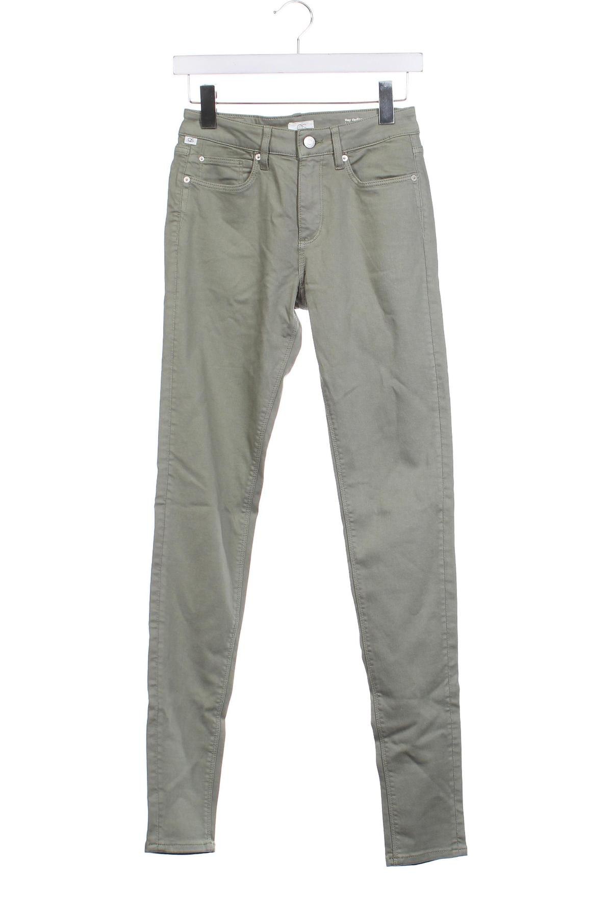 Pantaloni de femei S.Oliver, Mărime XS, Culoare Verde, Preț 91,99 Lei