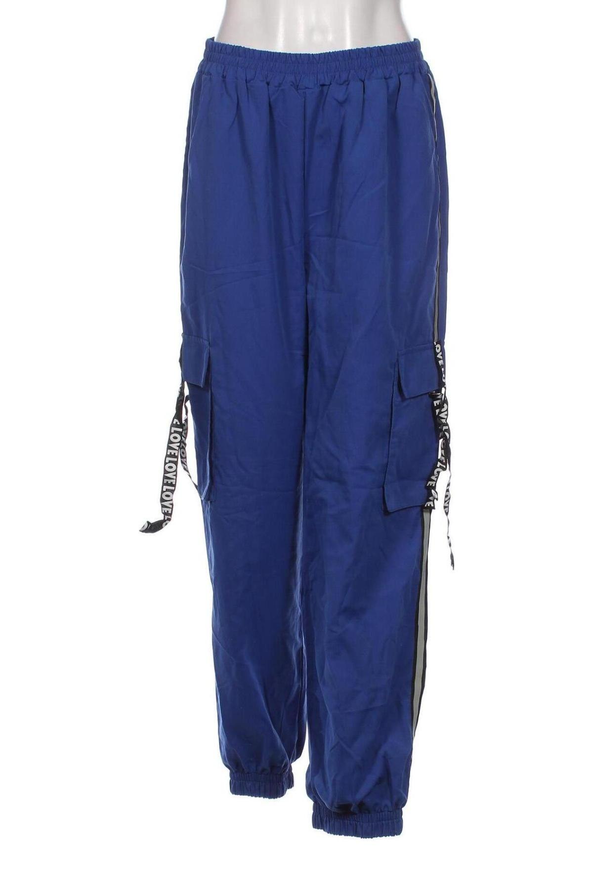 Γυναικείο παντελόνι SHEIN, Μέγεθος L, Χρώμα Μπλέ, Τιμή 3,99 €