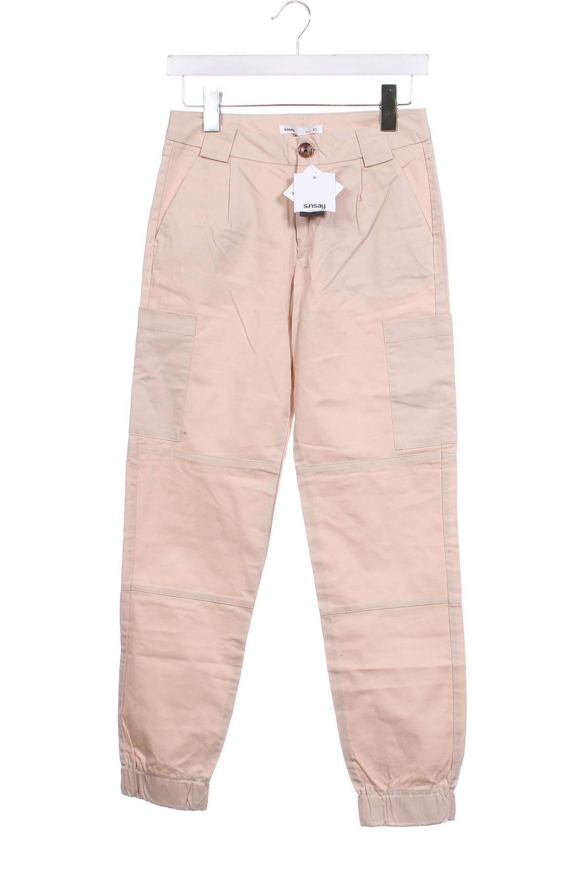 Damenhose Sinsay, Größe XS, Farbe Rosa, Preis 4,99 €