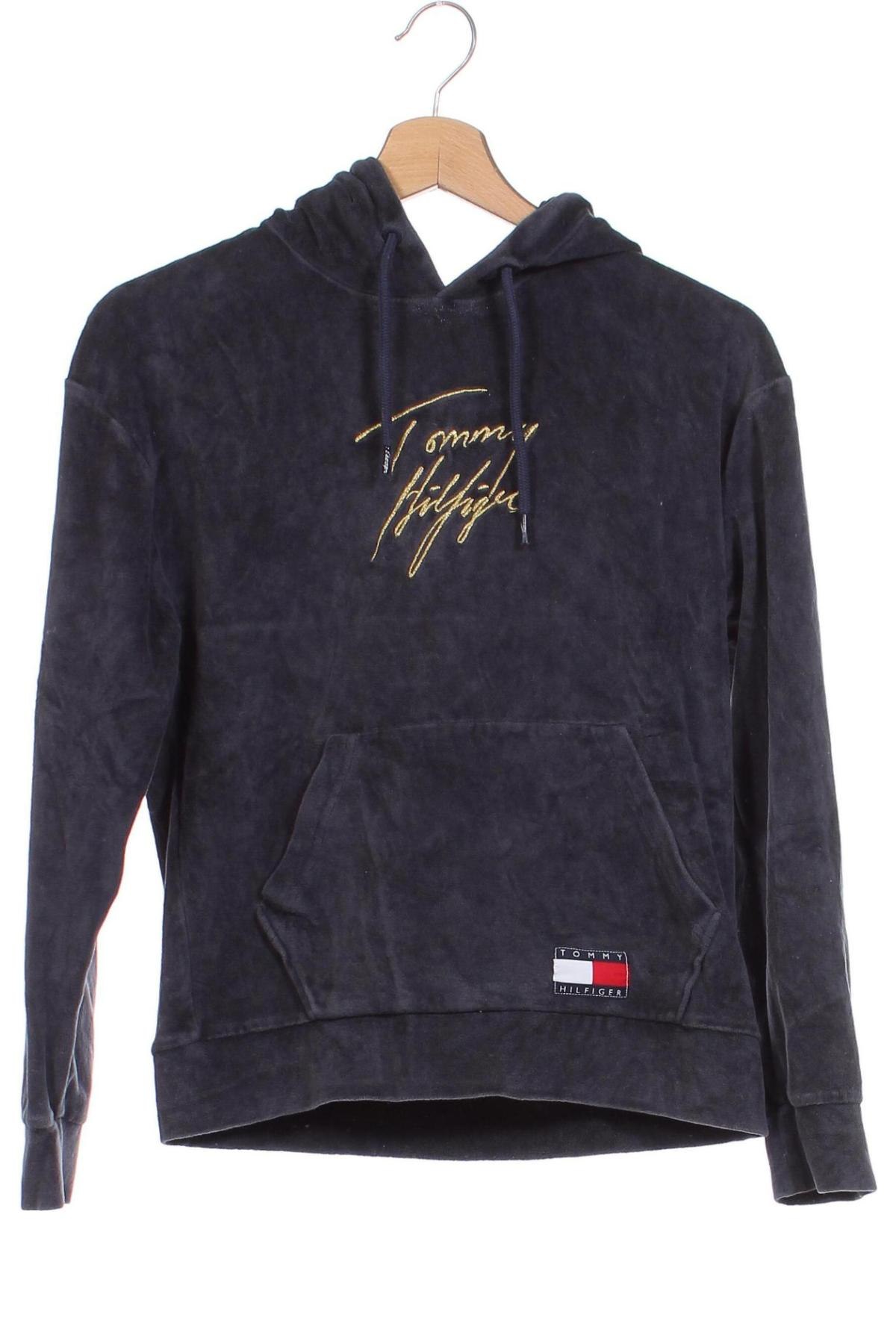 Damska bluza polarowa Tommy Hilfiger, Rozmiar XS, Kolor Niebieski, Cena 135,99 zł