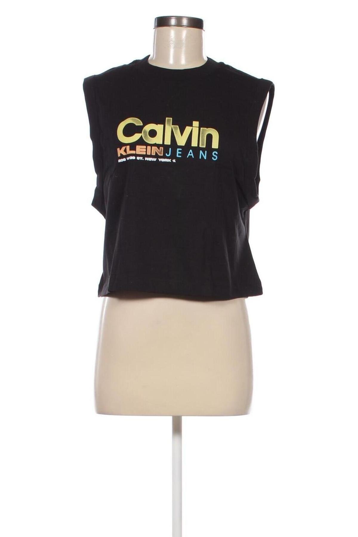 Dámske tielko  Calvin Klein Jeans, Veľkosť M, Farba Čierna, Cena  12,45 €