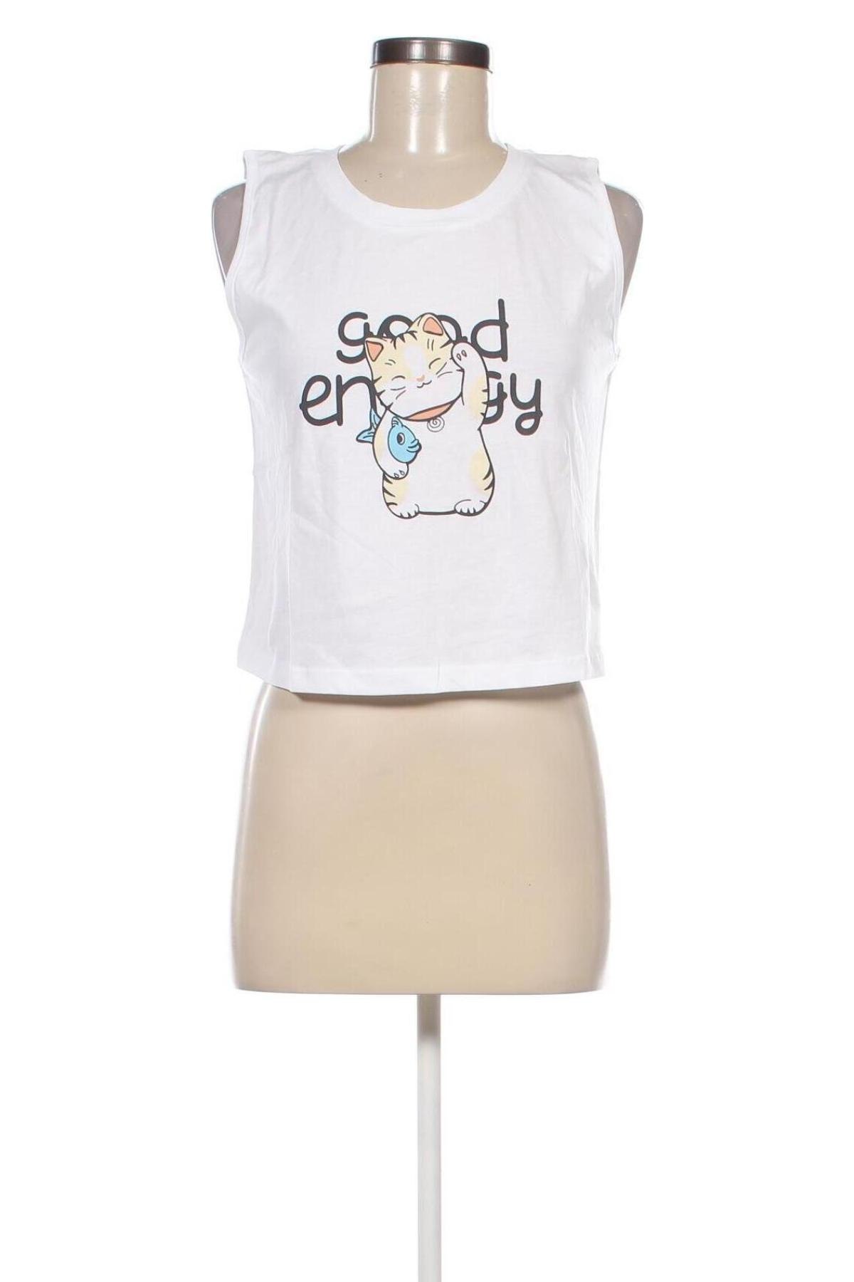 Γυναικείο αμάνικο μπλουζάκι Inside, Μέγεθος L, Χρώμα Λευκό, Τιμή 4,65 €