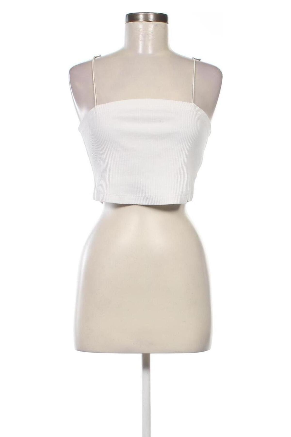 Γυναικείο αμάνικο μπλουζάκι ONLY, Μέγεθος L, Χρώμα Λευκό, Τιμή 4,63 €