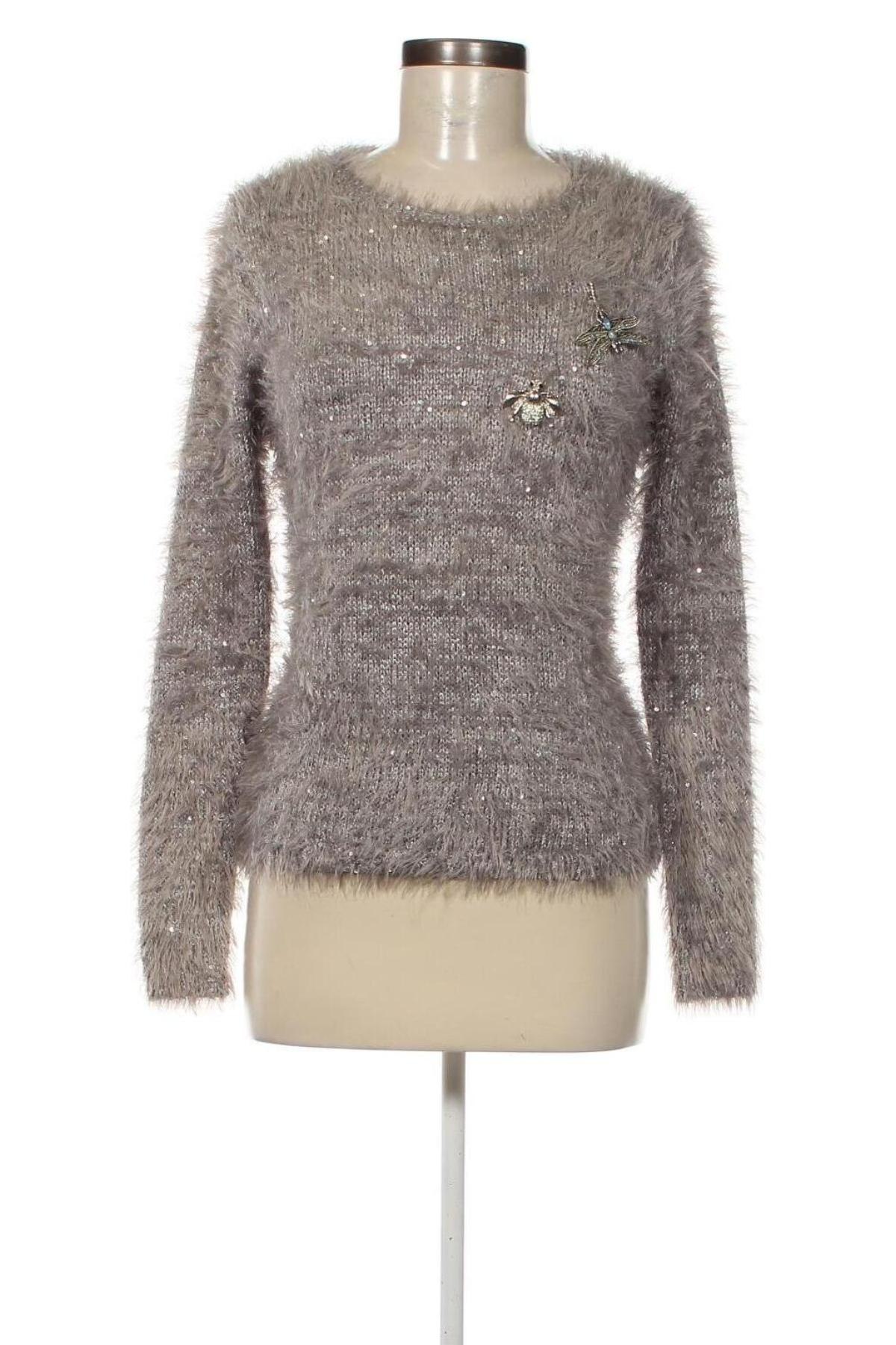 Damenpullover, Größe M, Farbe Grau, Preis € 12,99