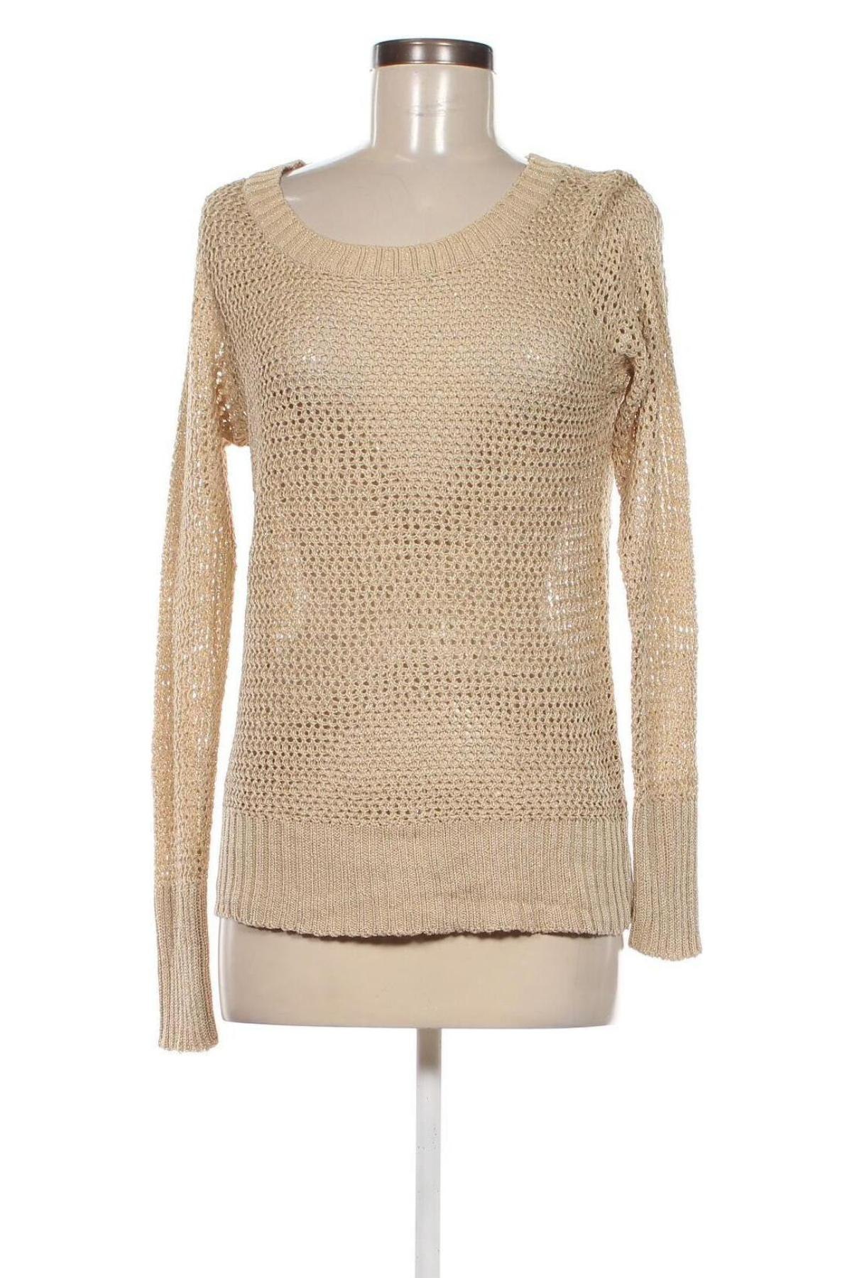 Damenpullover, Größe M, Farbe Golden, Preis 3,49 €