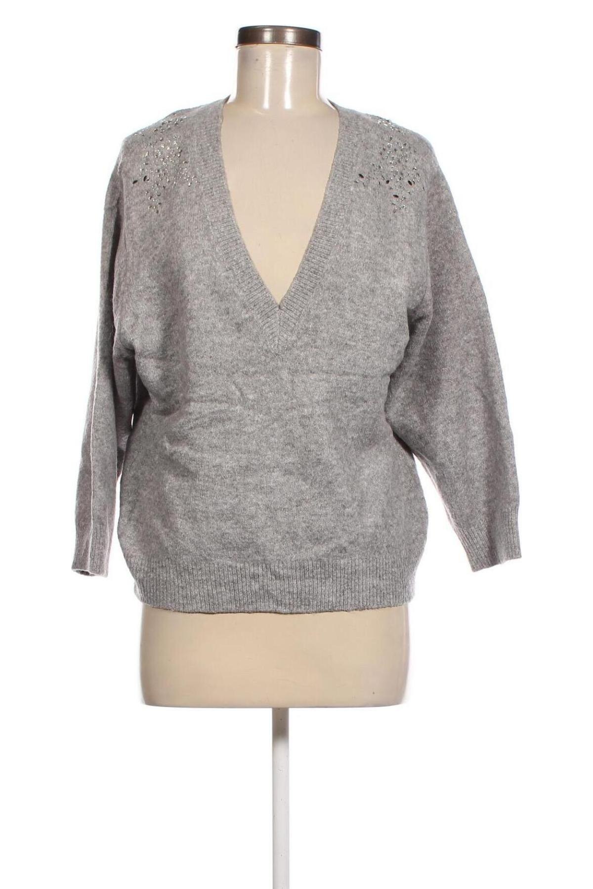 Damenpullover, Größe M, Farbe Grau, Preis € 6,49