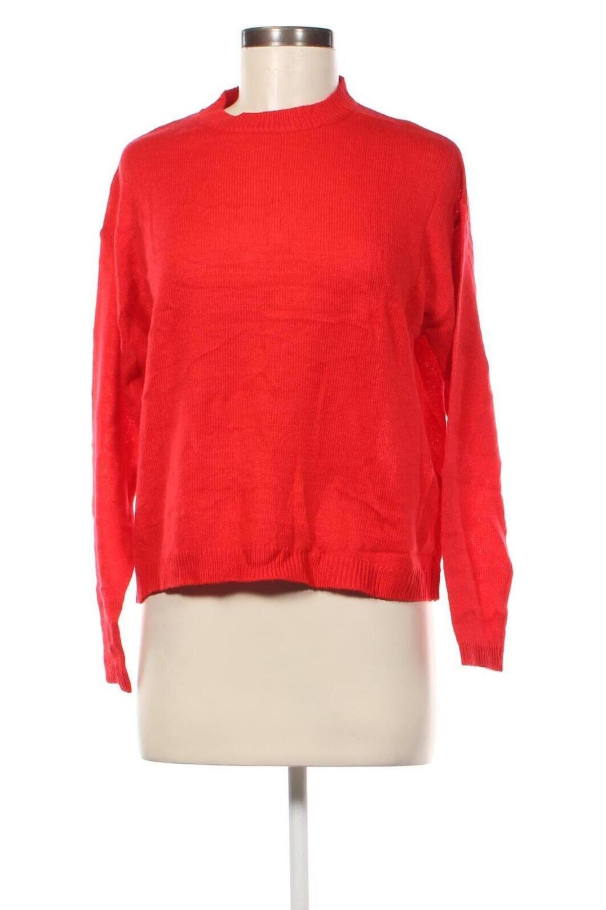 Damenpullover Bershka, Größe L, Farbe Rot, Preis € 3,99