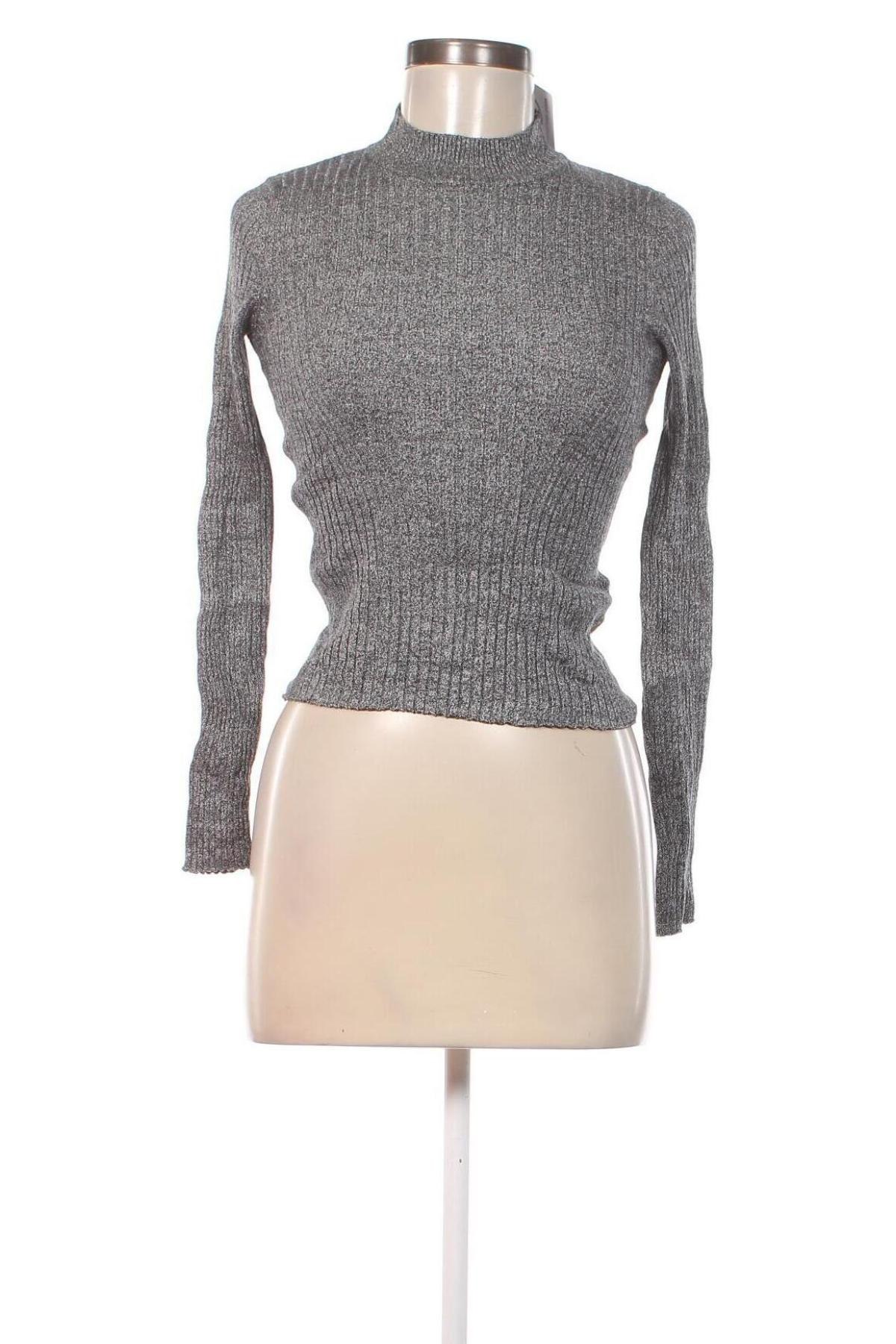 Damenpullover Bershka, Größe M, Farbe Grau, Preis € 6,49