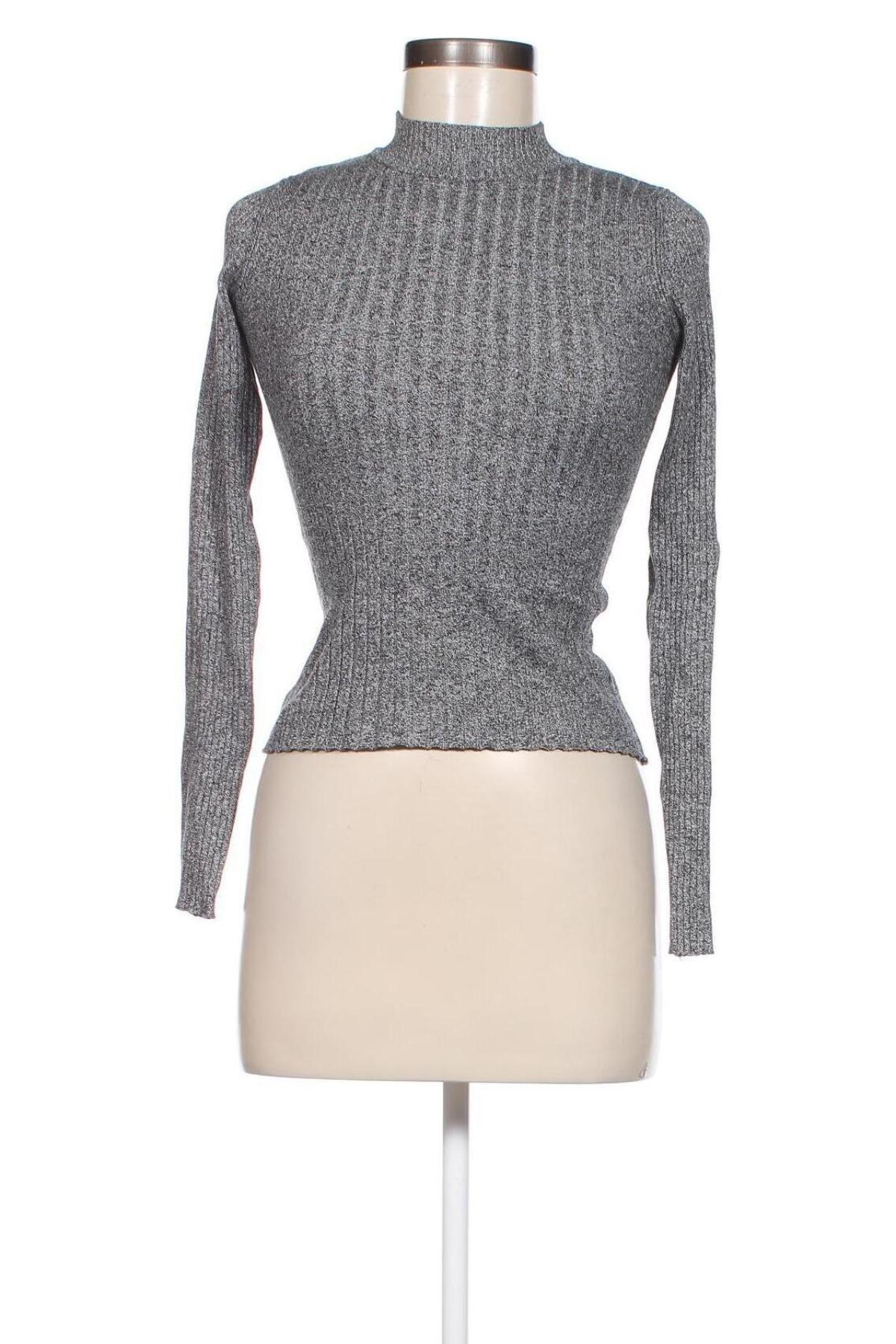 Damenpullover Bershka, Größe M, Farbe Grau, Preis € 6,49