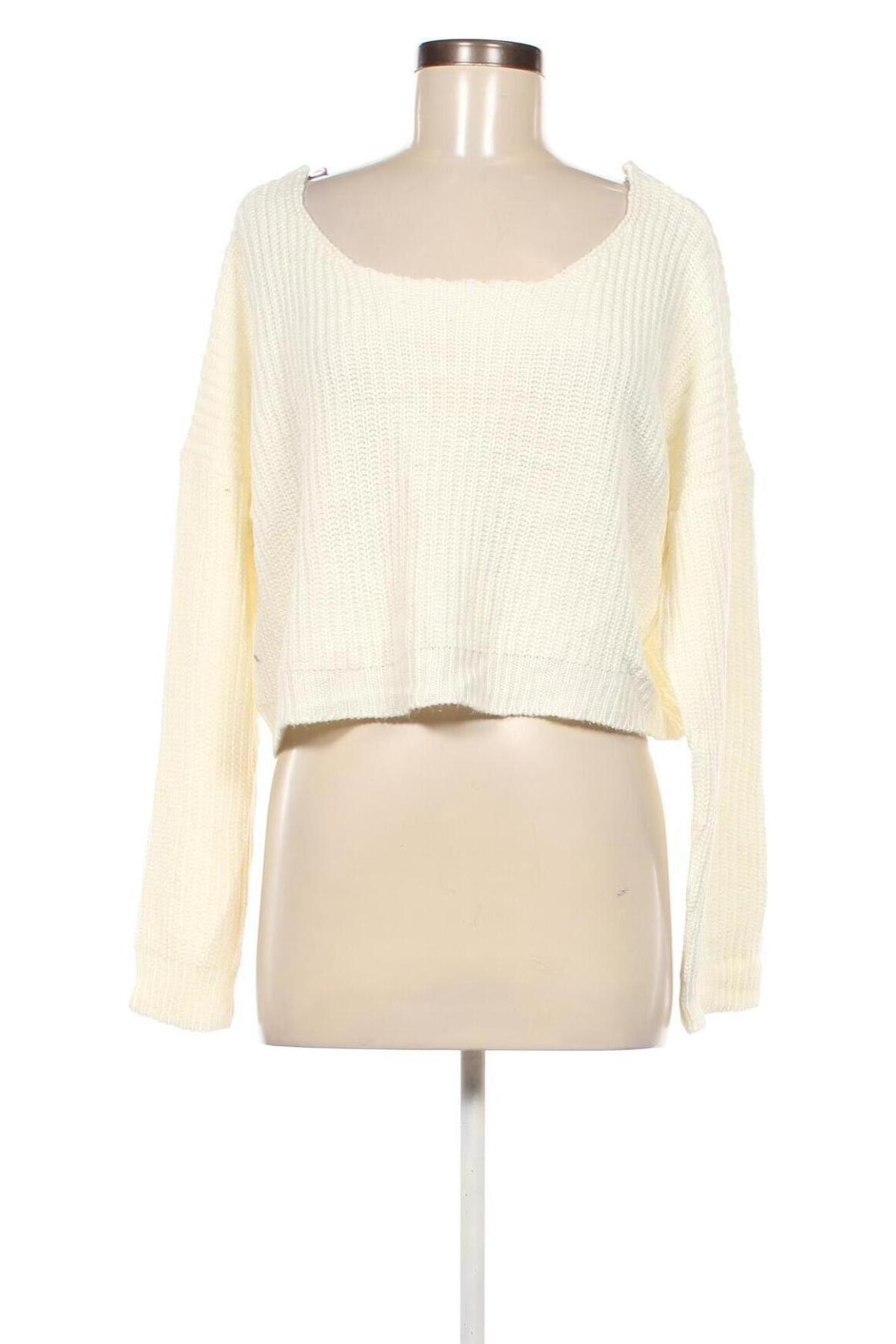 Damenpullover Boohoo, Größe M, Farbe Weiß, Preis 6,49 €