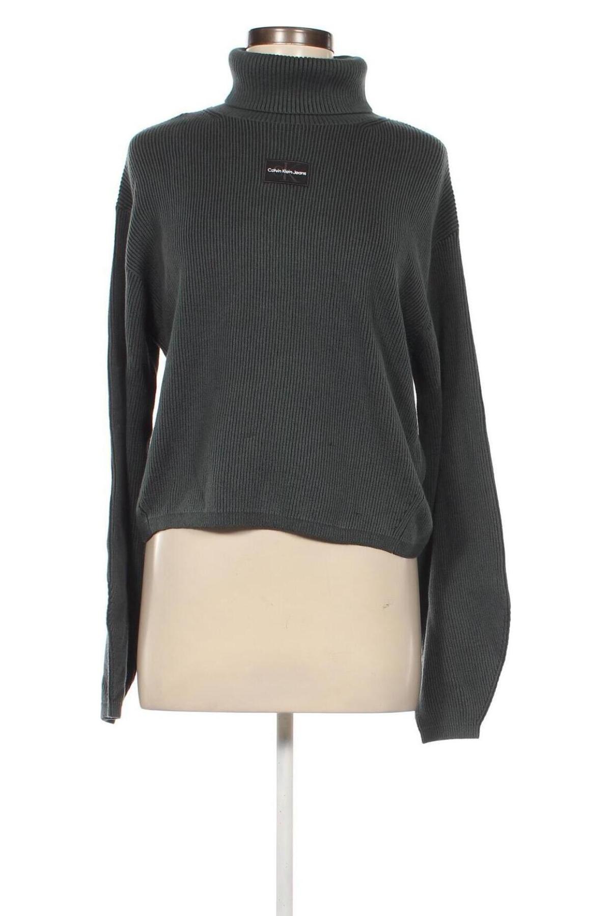 Damenpullover Calvin Klein Jeans, Größe M, Farbe Grün, Preis € 62,99