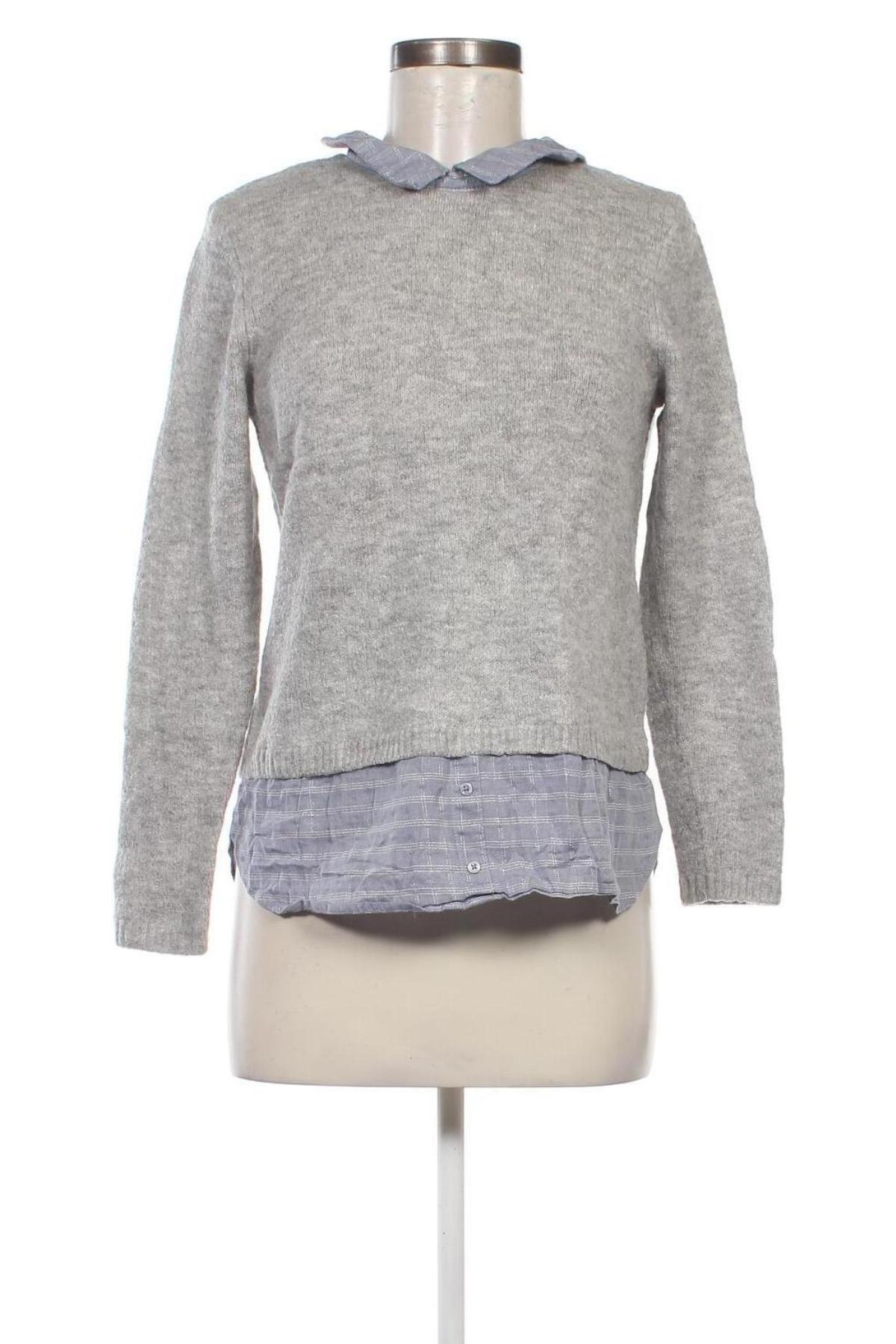 Damenpullover Camaieu, Größe M, Farbe Grau, Preis 6,49 €