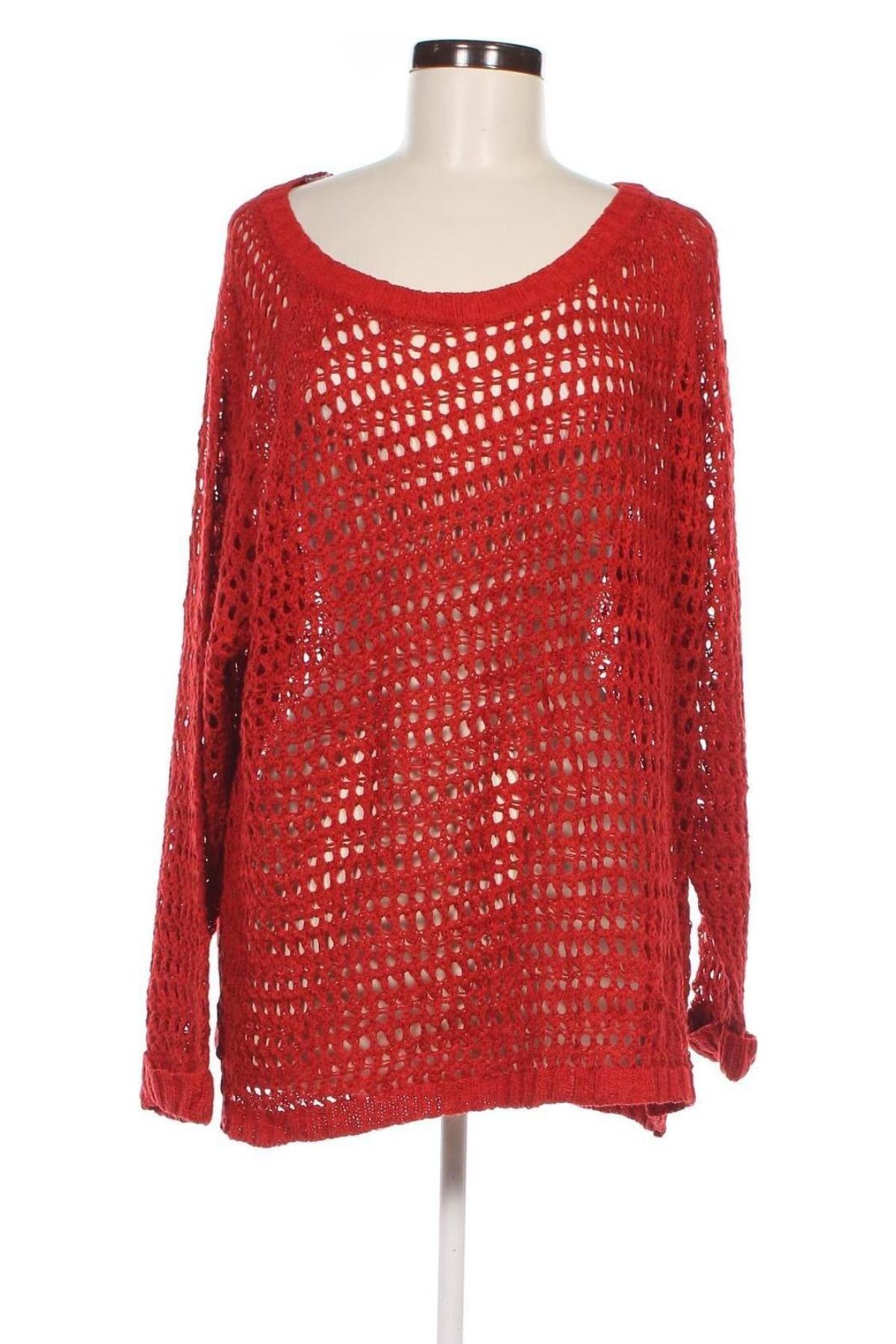 Damenpullover Esmara, Größe 3XL, Farbe Rot, Preis 5,99 €