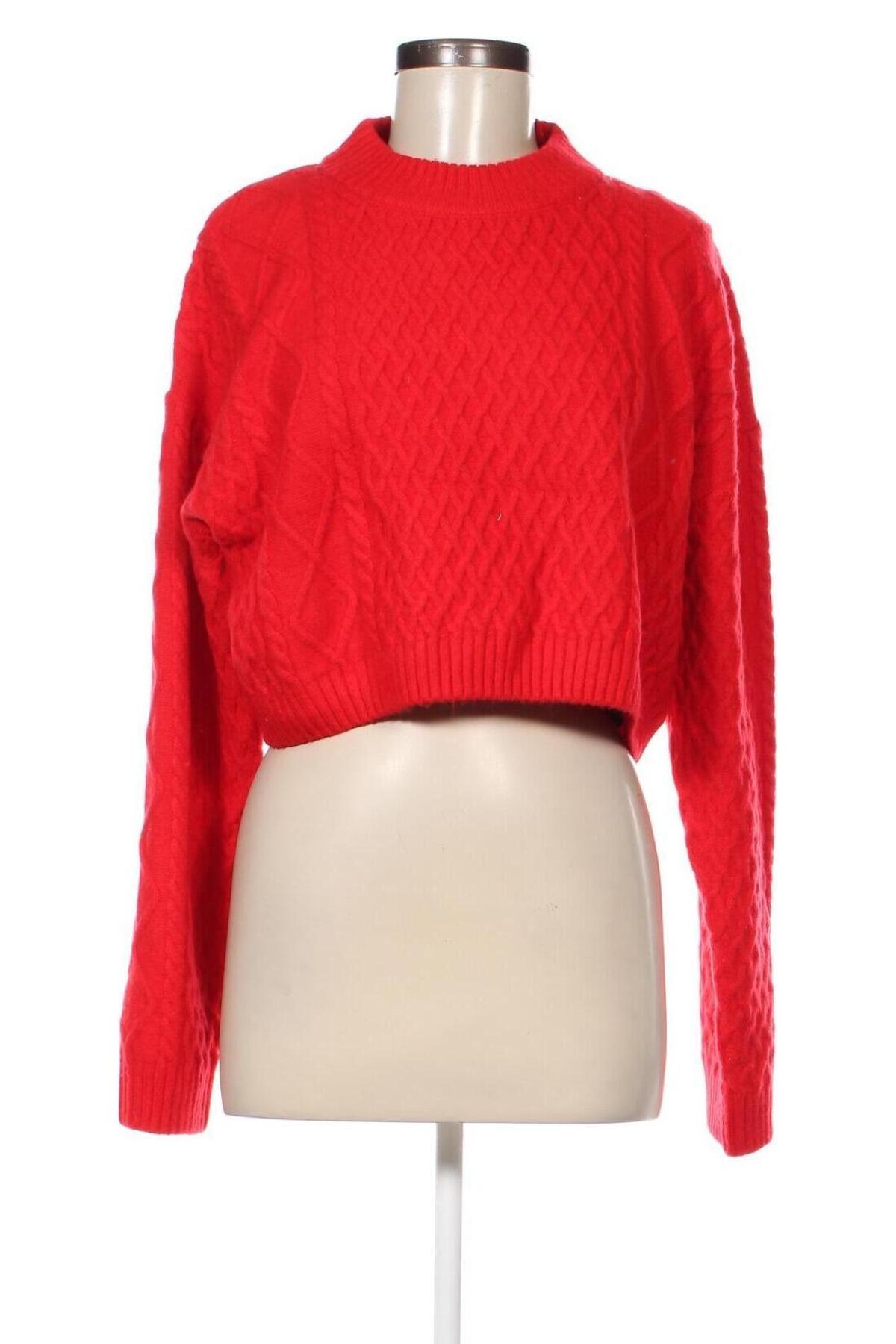 Damski sweter H&M, Rozmiar M, Kolor Czerwony, Cena 32,99 zł