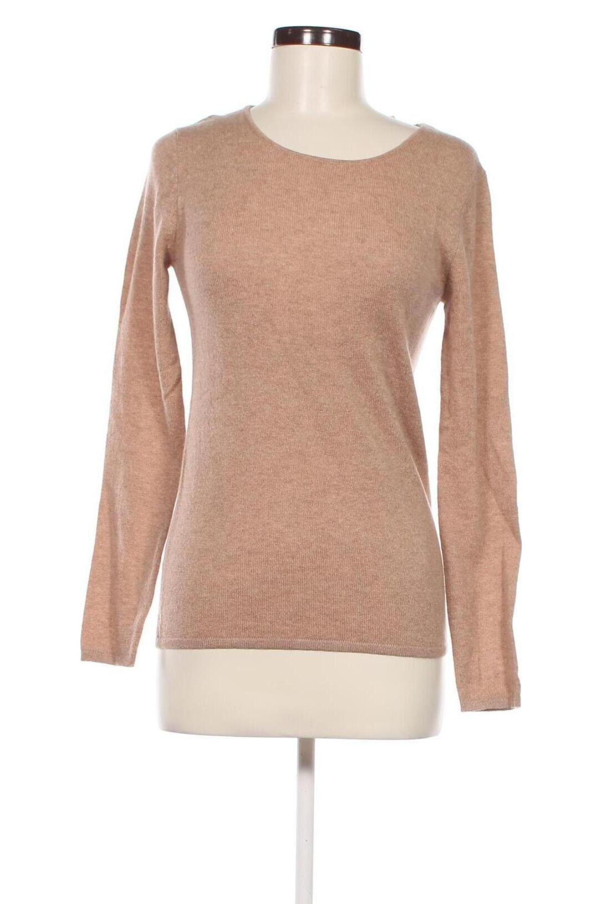 Damenpullover Just Cashmere, Größe S, Farbe Beige, Preis 105,15 €