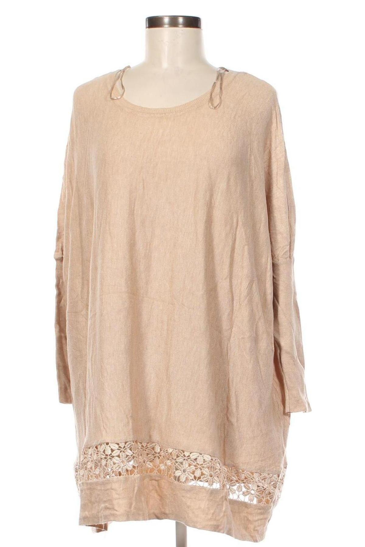 Damenpullover Laetitia Mem, Größe XXL, Farbe Beige, Preis 9,29 €