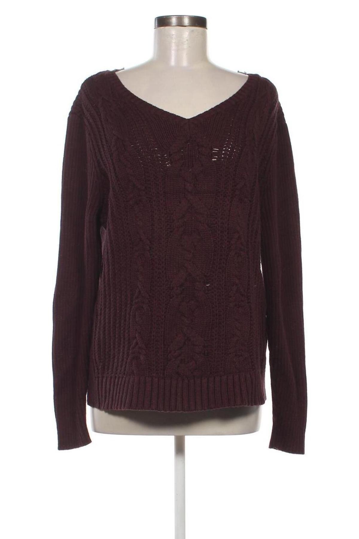 Damenpullover Lands' End, Größe L, Farbe Rot, Preis 7,49 €