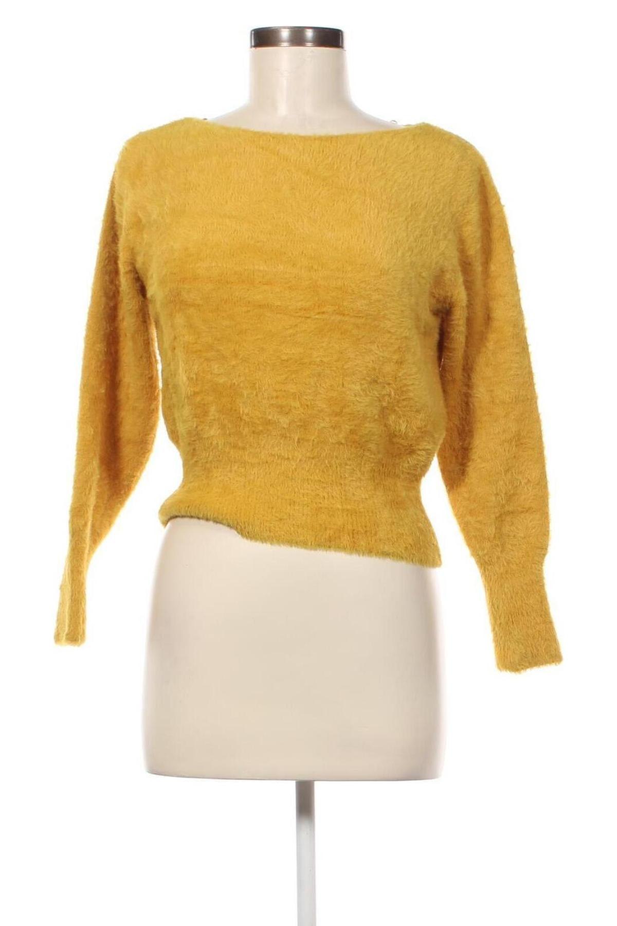 Damski sweter Lola Liza, Rozmiar S, Kolor Żółty, Cena 45,99 zł