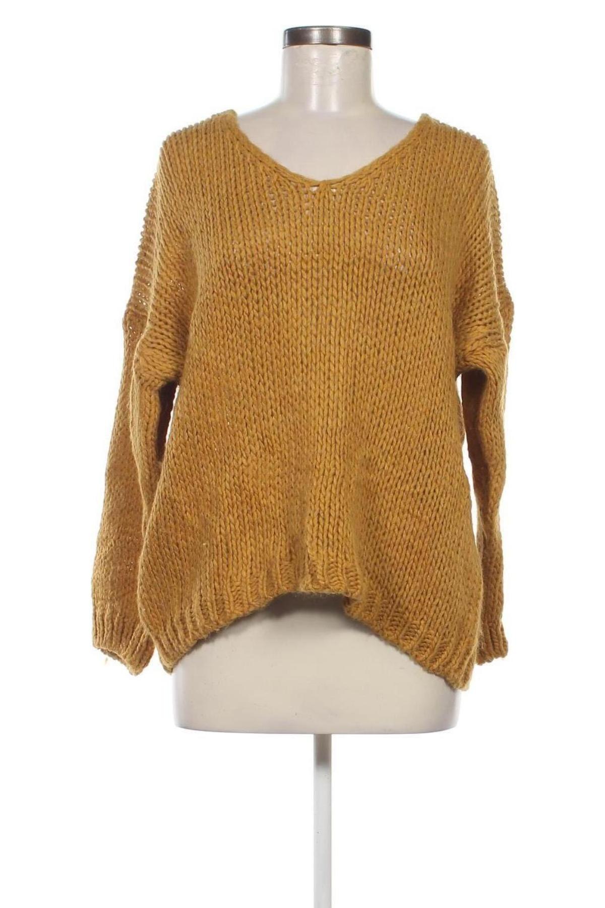 Damenpullover Made In Italy, Größe L, Farbe Gelb, Preis 6,49 €