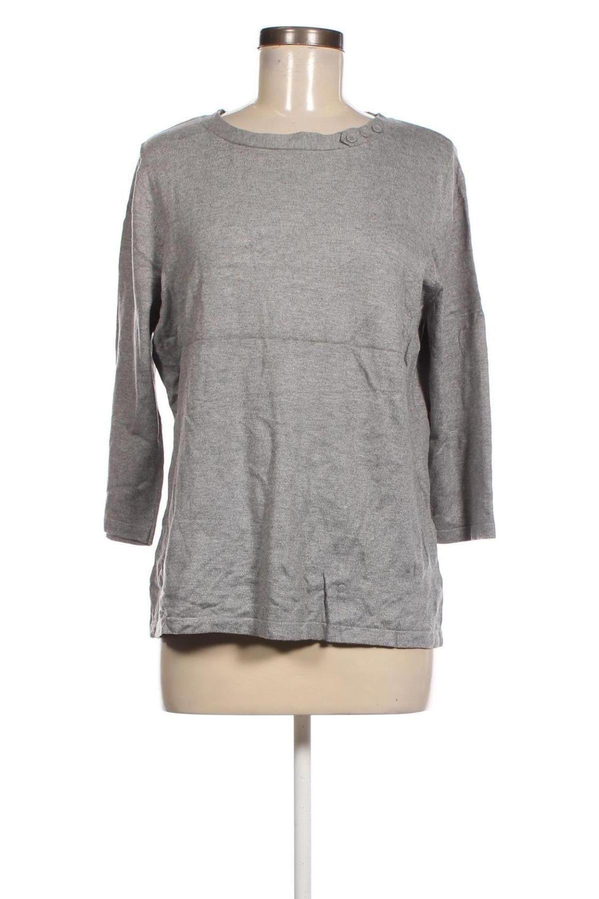 Дамски пуловер Marco Pecci, Размер XL, Цвят Сив, Цена 13,92 лв.