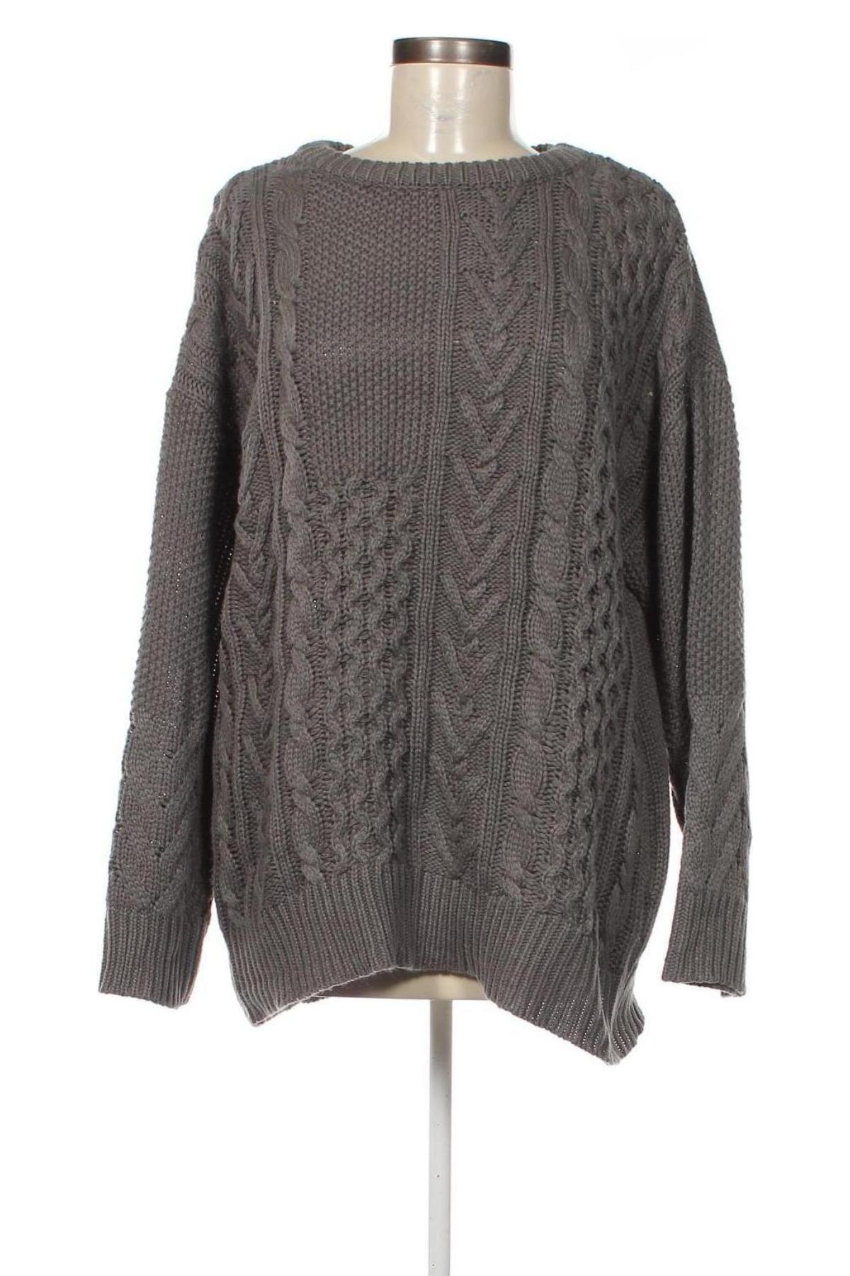 Damski sweter MissLook, Rozmiar XL, Kolor Szary, Cena 41,99 zł