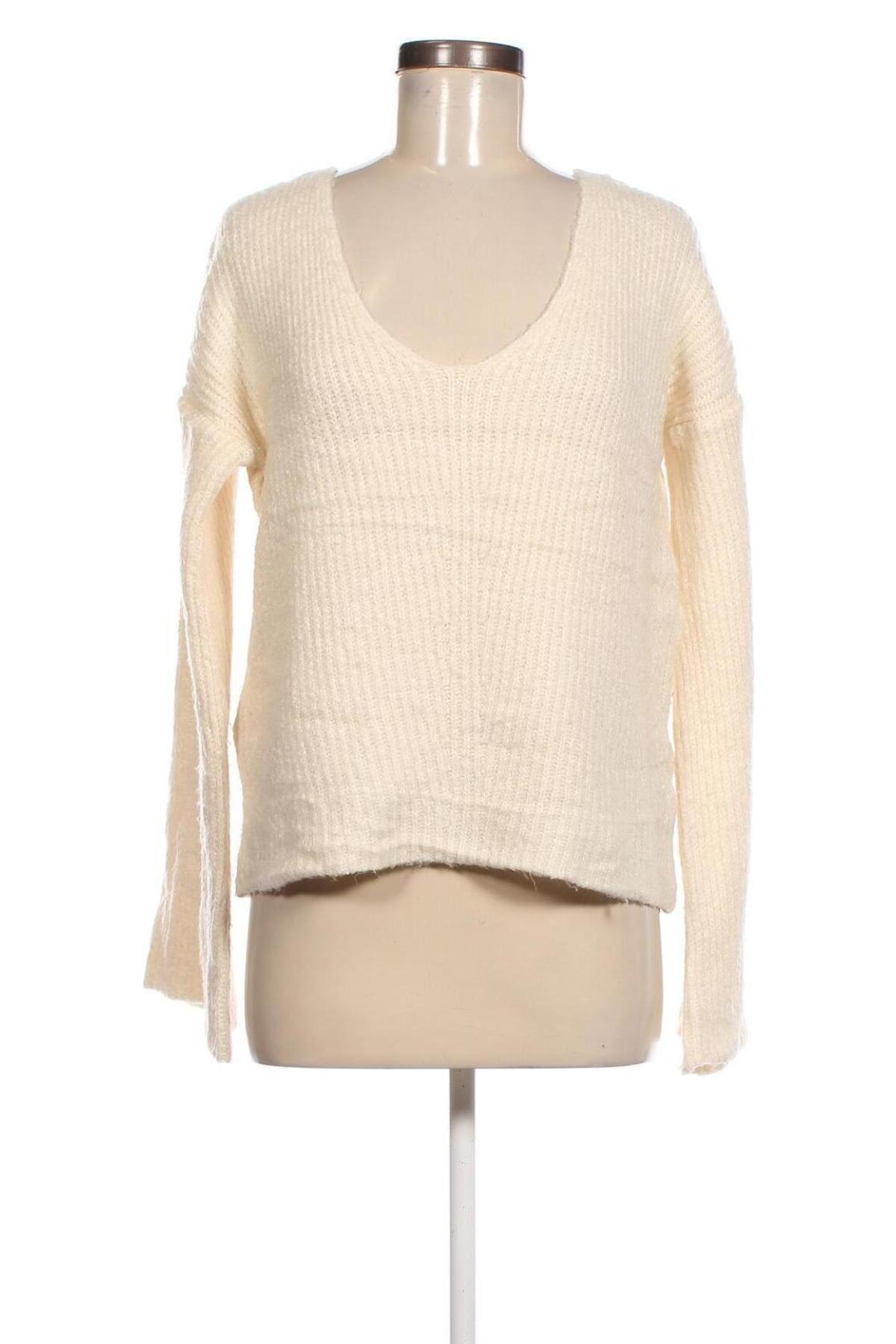 Damenpullover NA-KD, Größe XS, Farbe Ecru, Preis 11,79 €