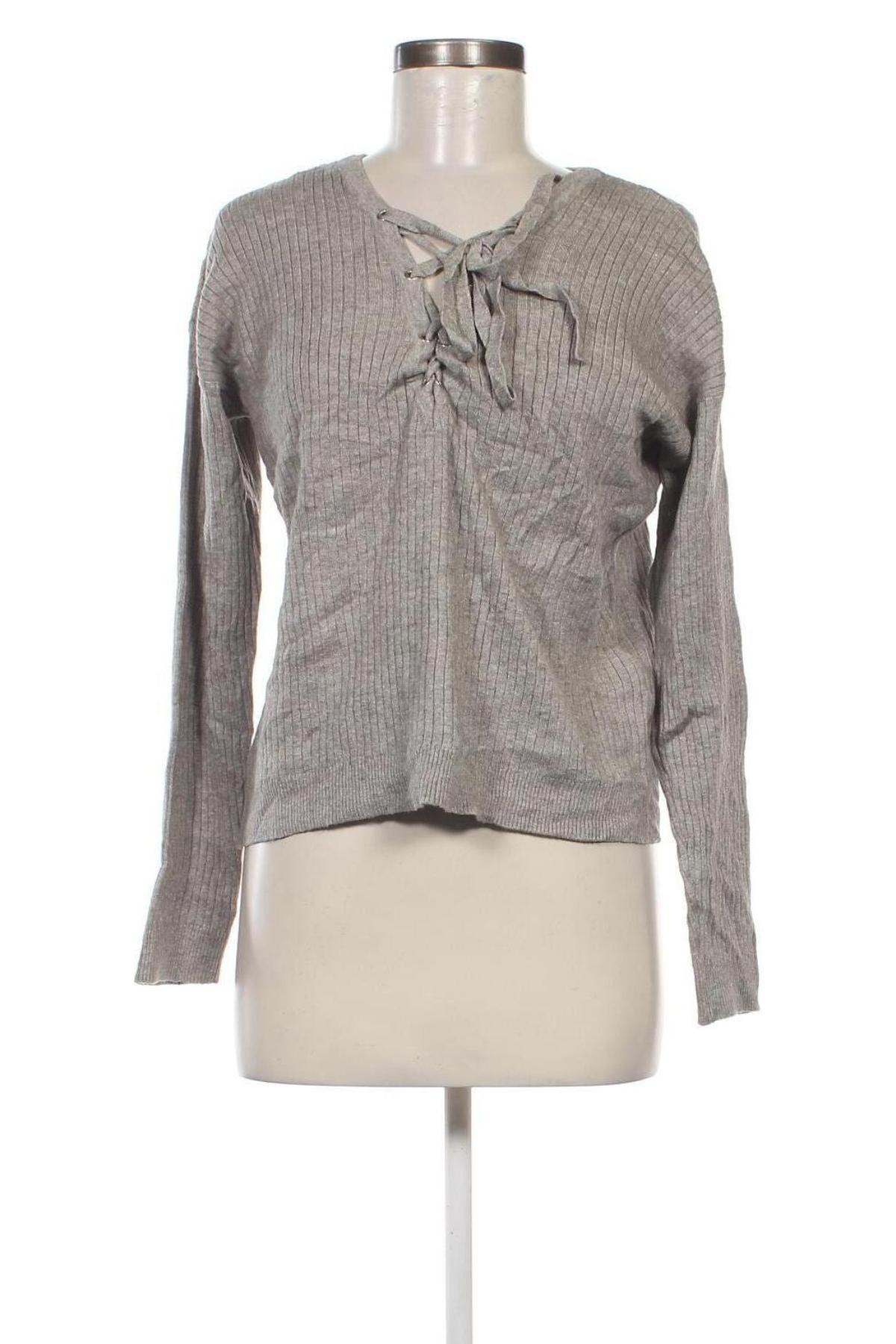 Damenpullover Pieces, Größe L, Farbe Grau, Preis € 3,49