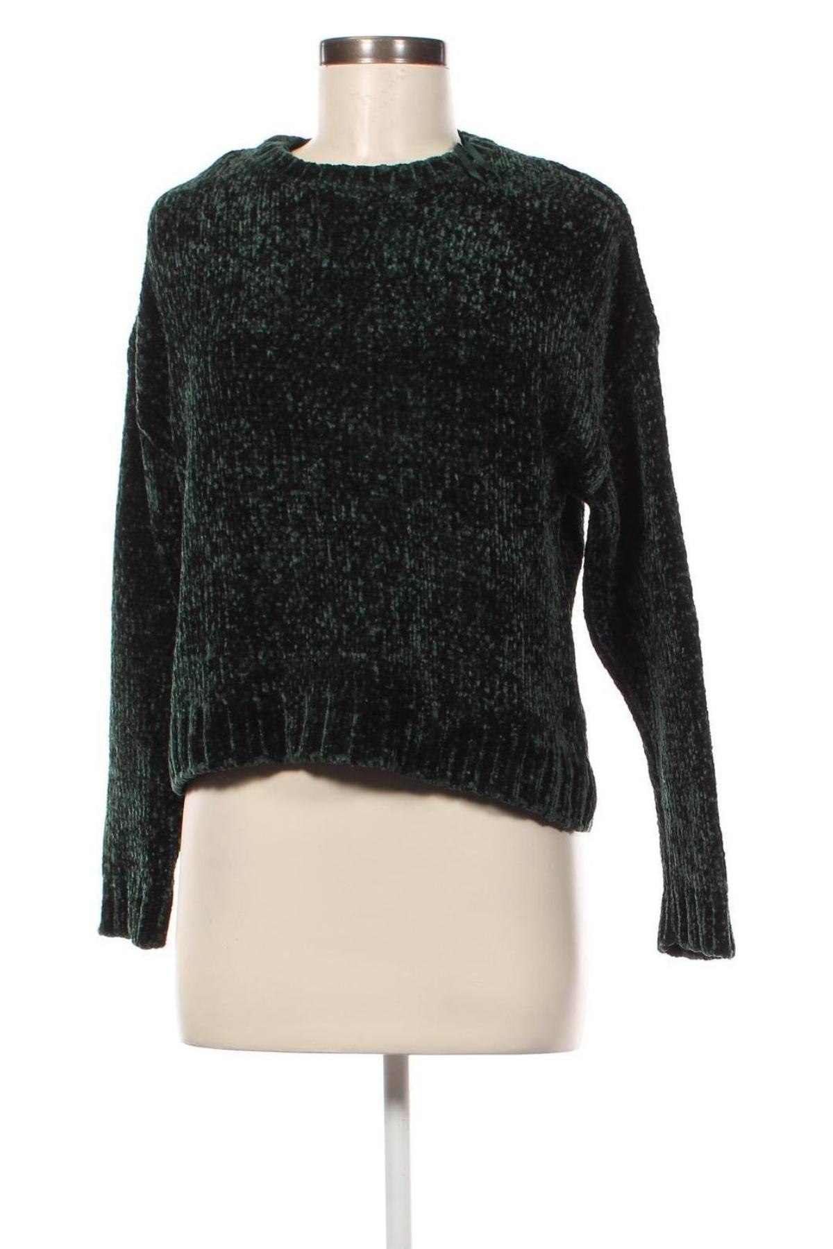 Pulover de femei Pull&Bear, Mărime M, Culoare Verde, Preț 33,99 Lei