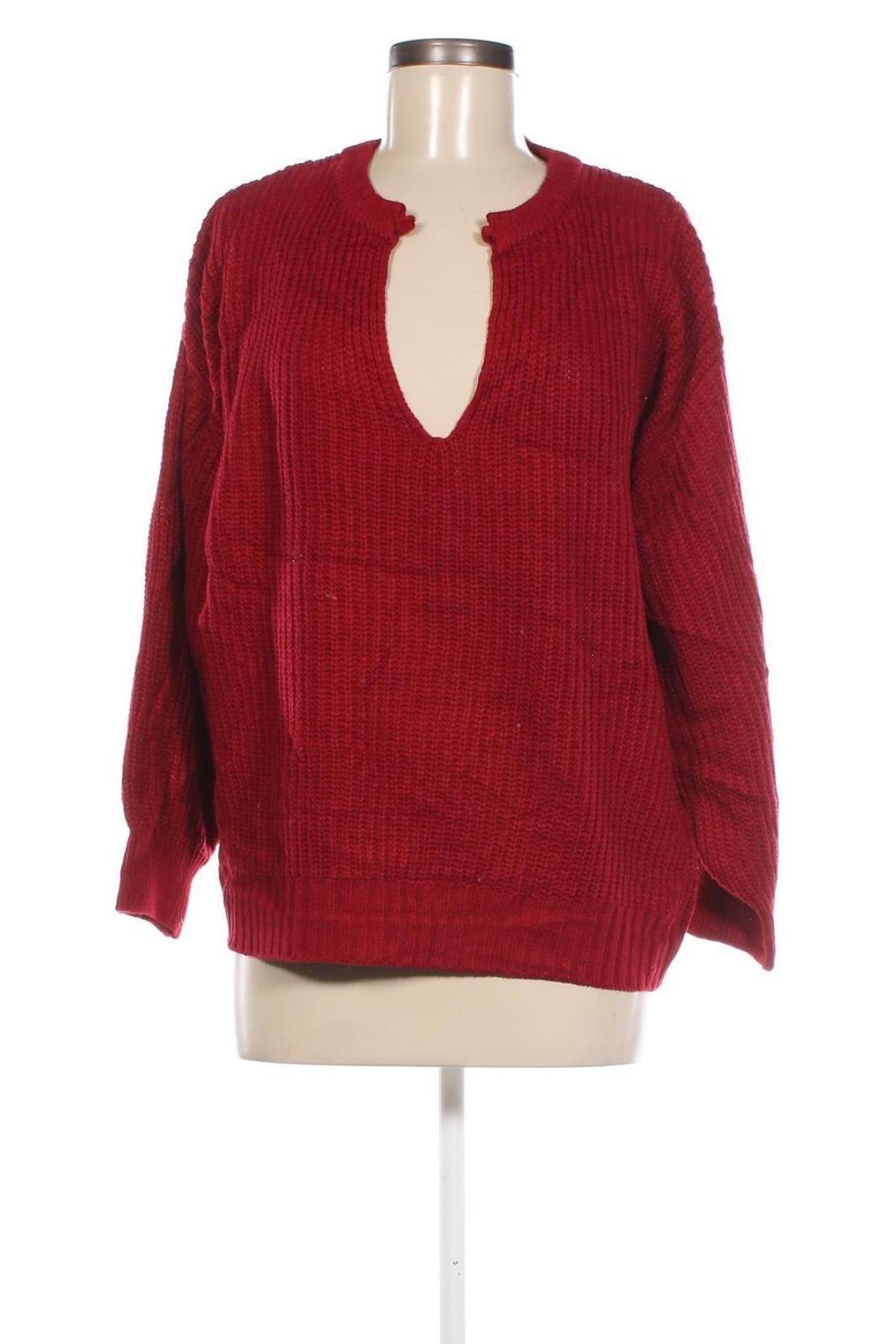 Damenpullover SHEIN, Größe XL, Farbe Rot, Preis 7,49 €