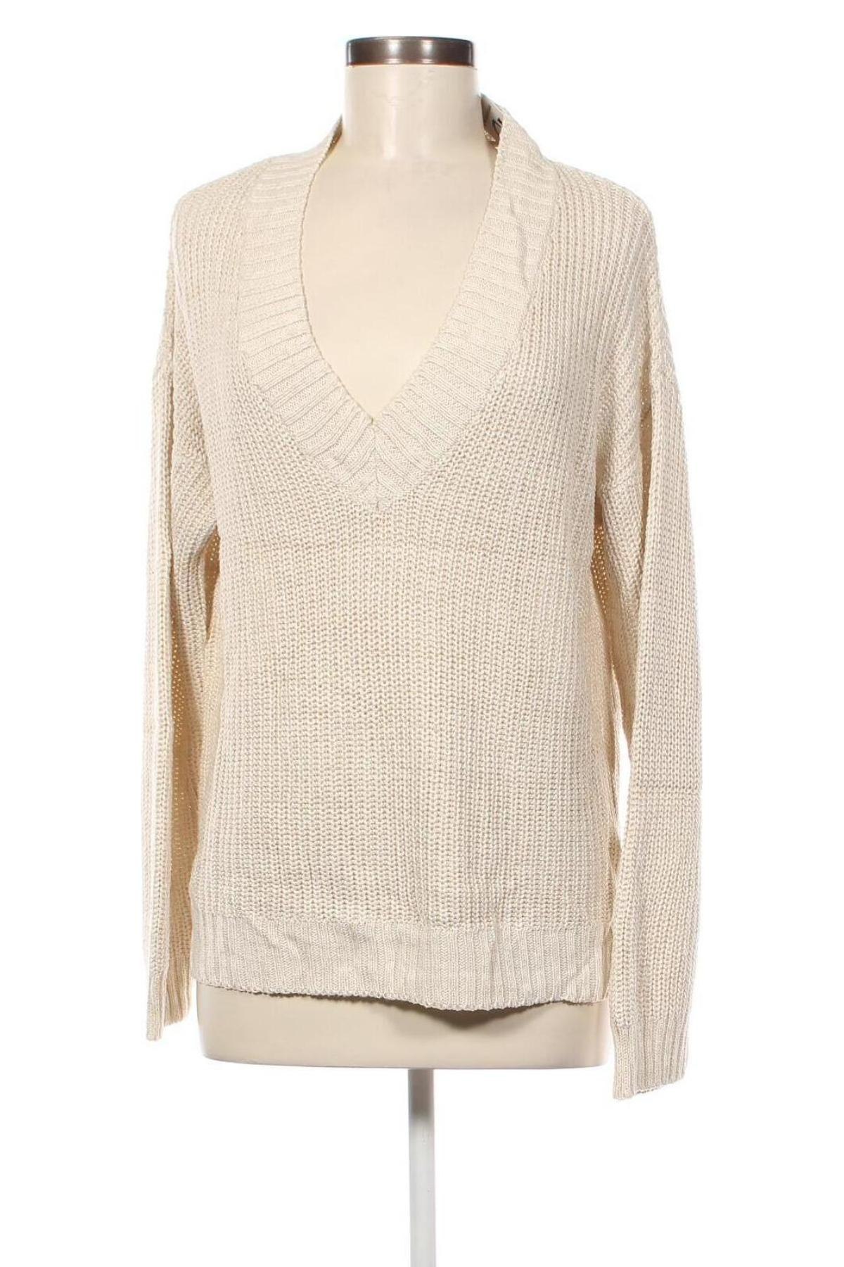 Damenpullover Stradivarius, Größe S, Farbe Ecru, Preis € 7,49