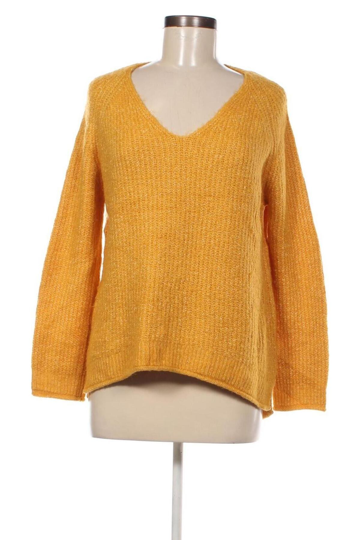 Damski sweter Stradivarius, Rozmiar S, Kolor Żółty, Cena 27,99 zł