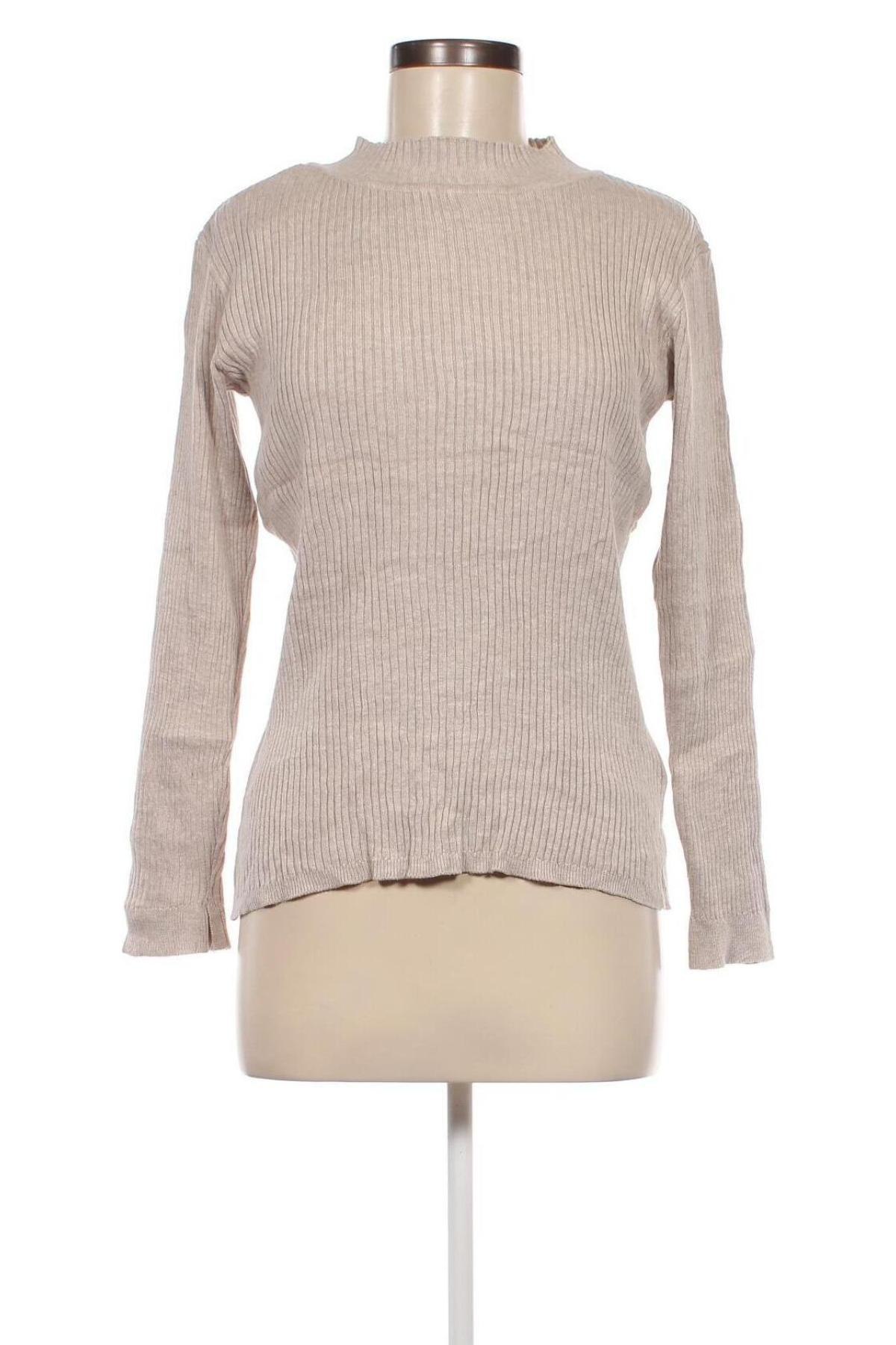 Damenpullover Takko Fashion, Größe M, Farbe Beige, Preis € 6,49