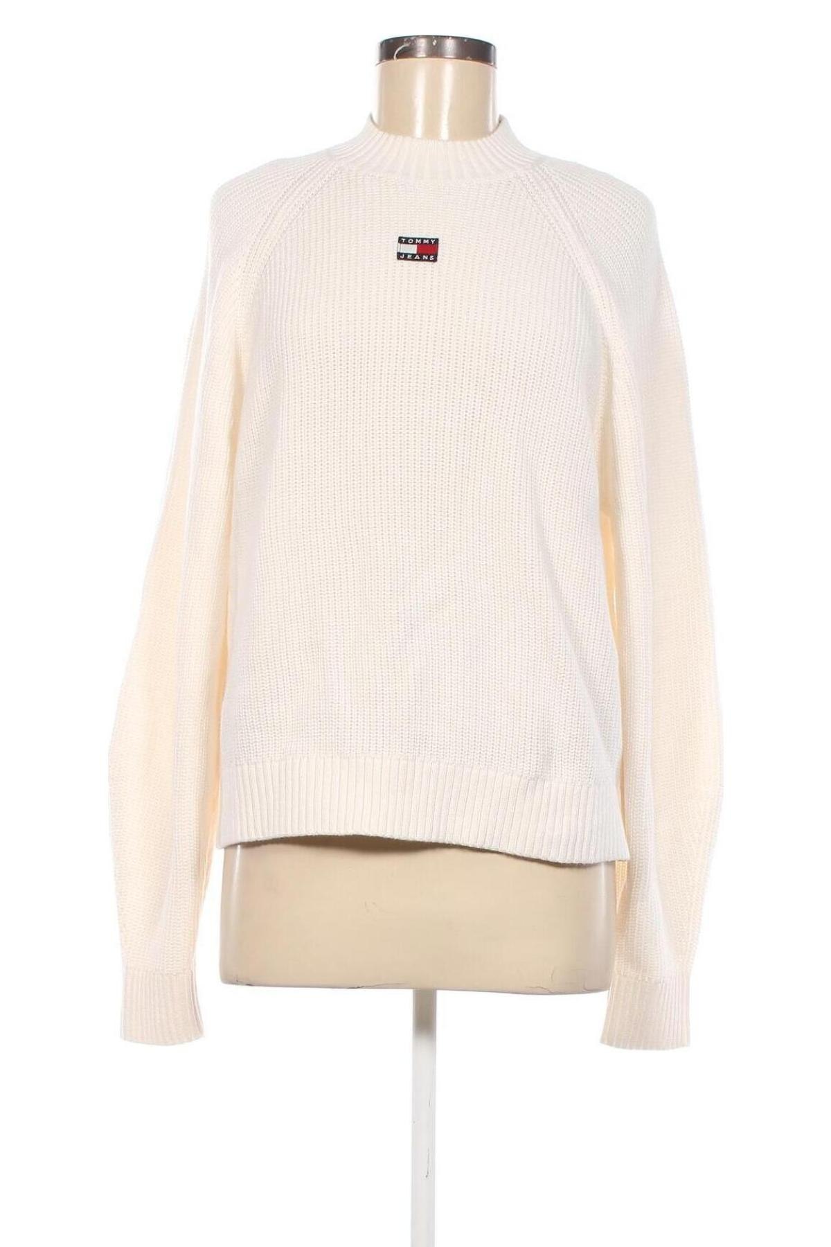 Damenpullover Tommy Jeans, Größe S, Farbe Ecru, Preis 69,99 €