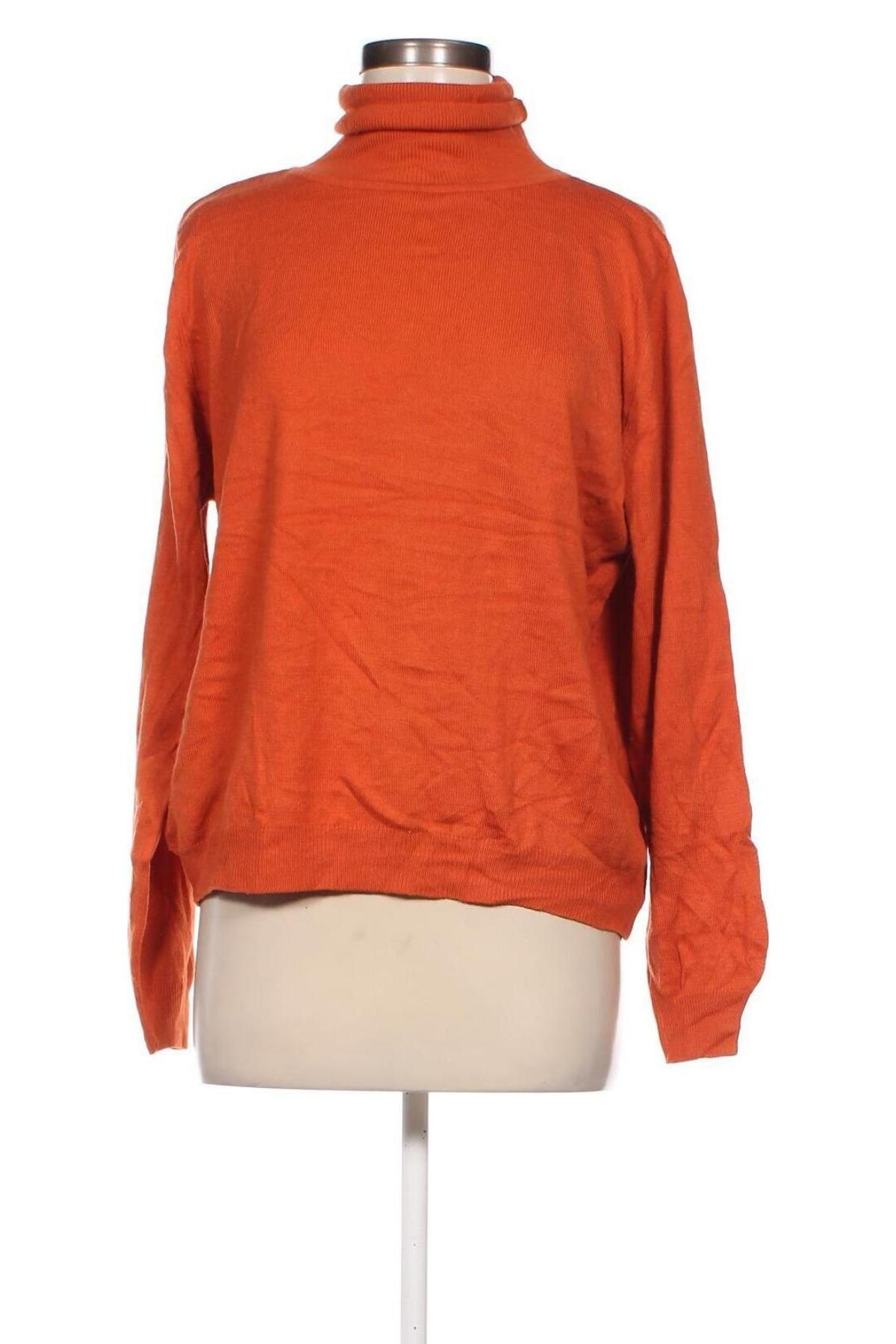 Damenpullover W.O.B. World Of Basics, Größe L, Farbe Orange, Preis 7,49 €