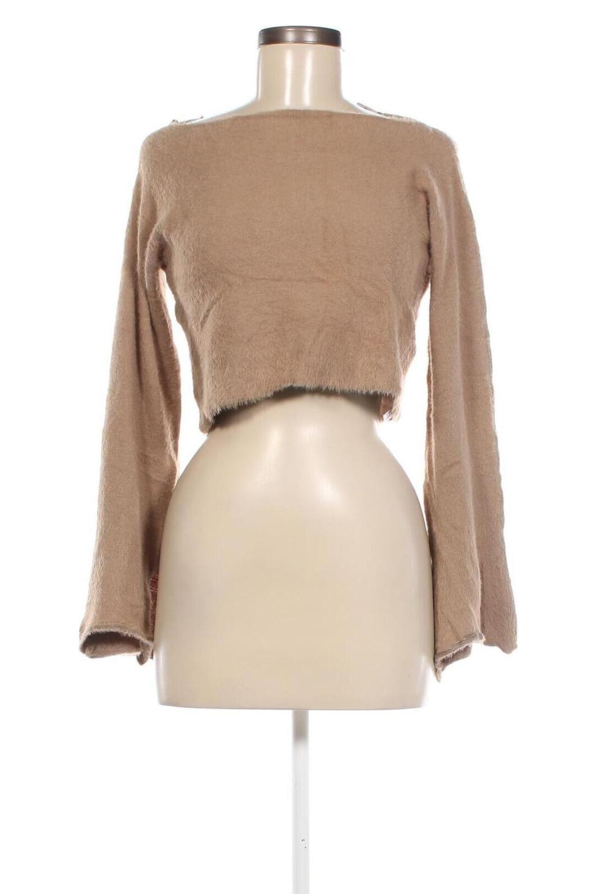 Damenpullover Zara, Größe S, Farbe Beige, Preis 7,79 €