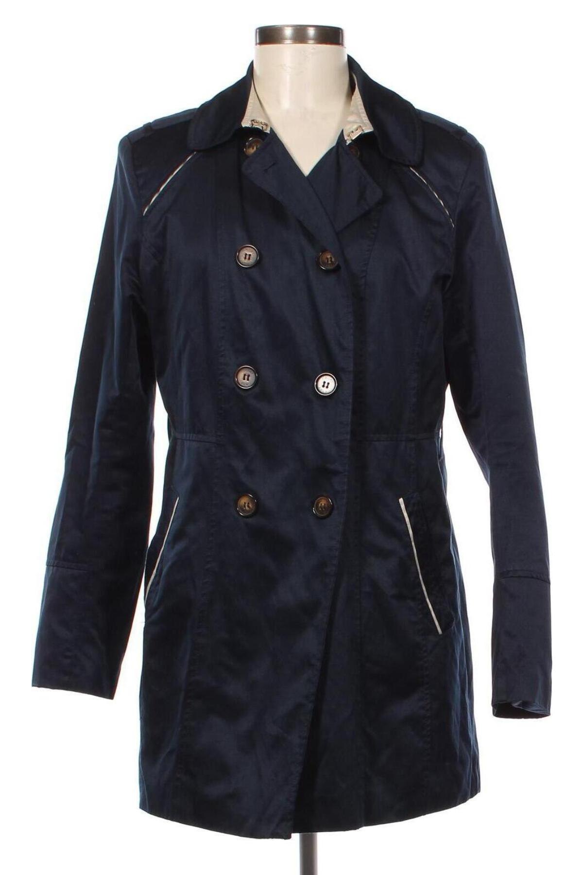 Damen Trenchcoat Orsay, Größe L, Farbe Blau, Preis 16,53 €