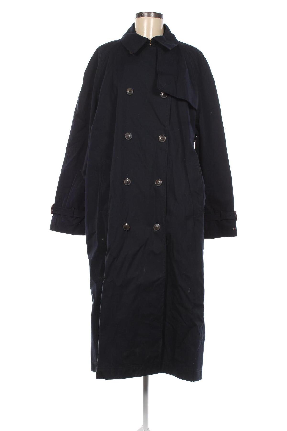 Trench de femei Tommy Hilfiger, Mărime XL, Culoare Albastru, Preț 573,99 Lei