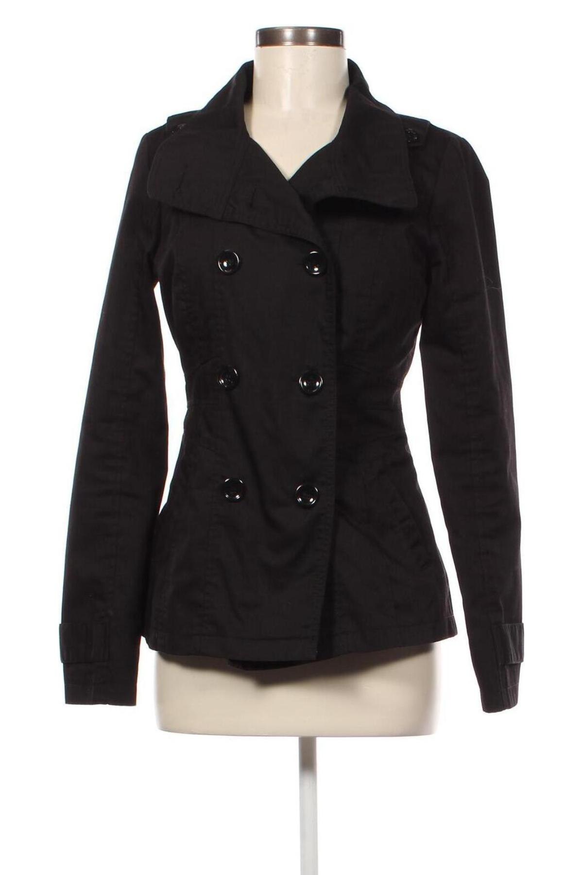 Damen Trench Coat Vero Moda, Größe S, Farbe Schwarz, Preis € 12,49